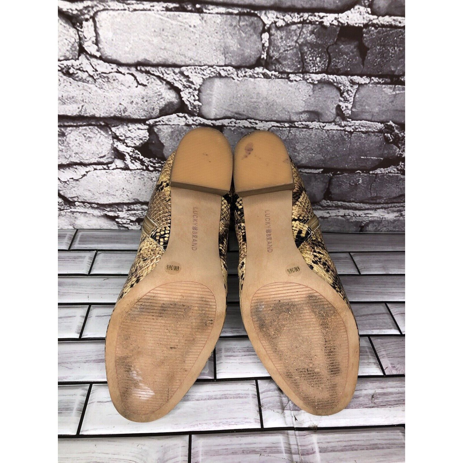 Lucky Brand Lucky Brand Sheirin Leather Round Toe Zipper Ankle Boots Wom Size US 6 / IT 36 - 6 Thumbnail