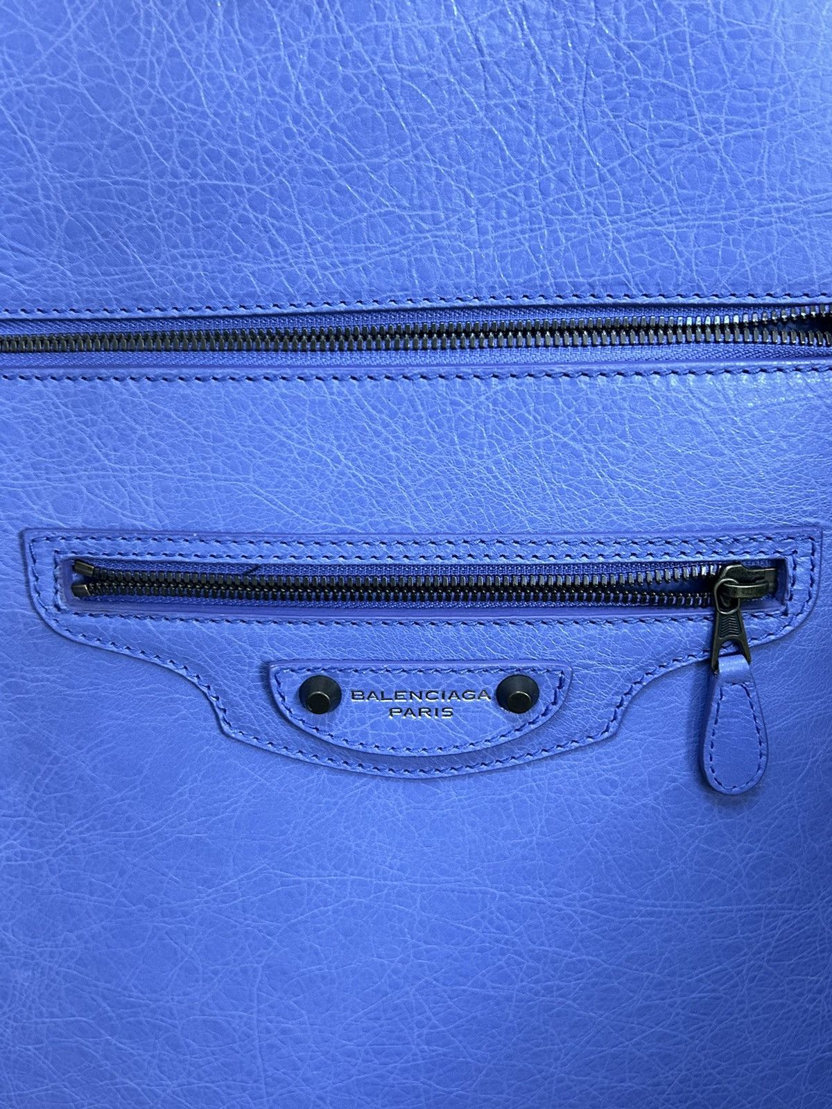 Balenciaga balenciaga blue leather carry on luggage Size ONE SIZE - 6 Thumbnail