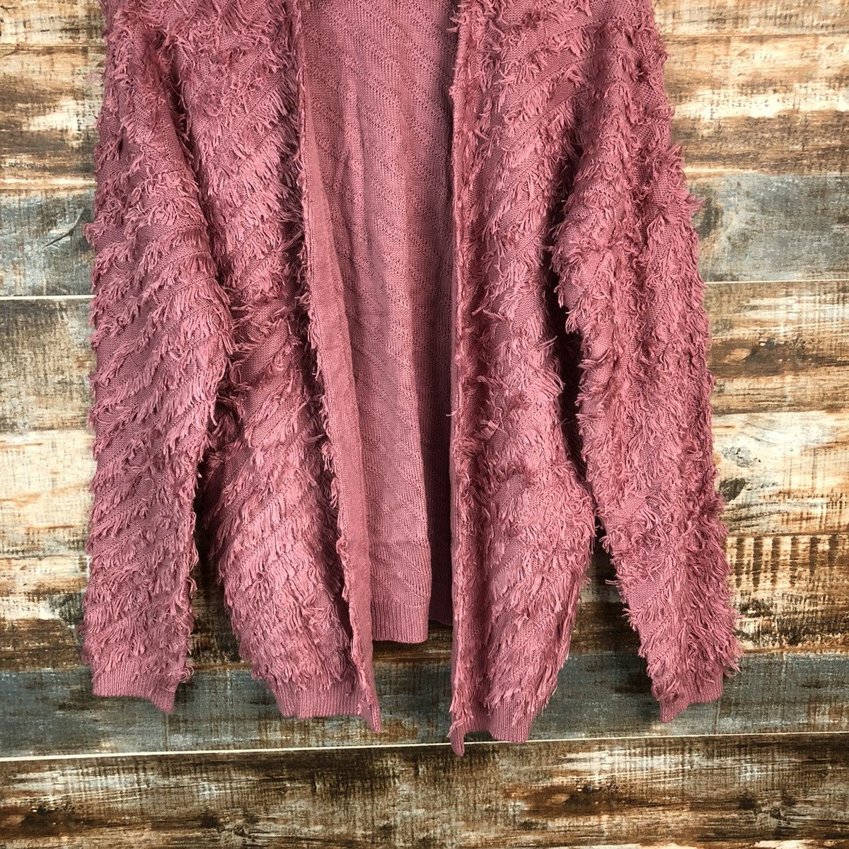 Japanese Brand DL Ingni Pink Cardigan Knitwear #A1705 Size M / US 6-8 / IT 42-44 - 6 Thumbnail