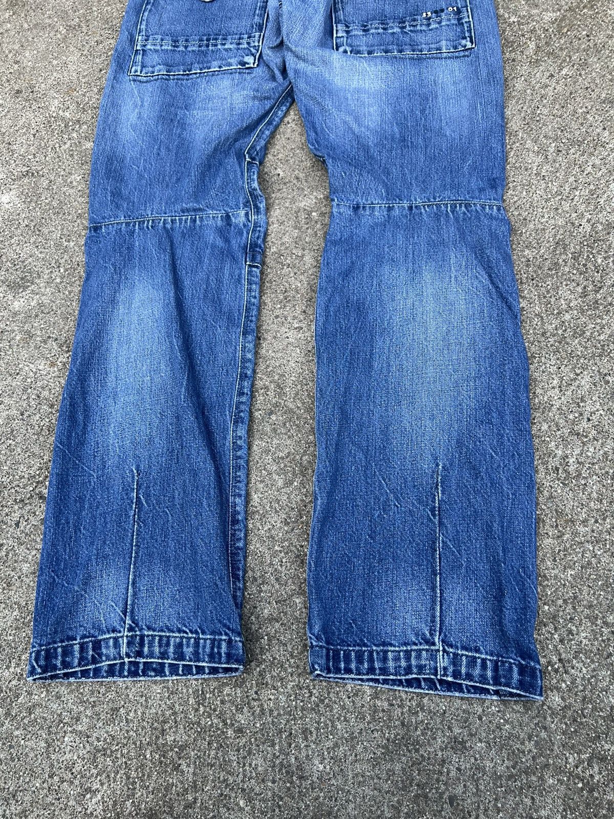 Balmain Vintage G Star Balmain Style Buckle Back Denim Jeans Size US 32 / EU 48 - 4 Thumbnail