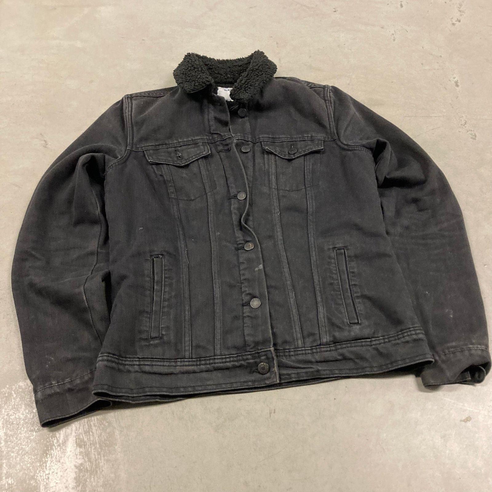 Old Navy × Vintage vintage y2k fur lined old navy denim trucker jacket Size US M / EU 48-50 / 2 - 1 Thumbnail