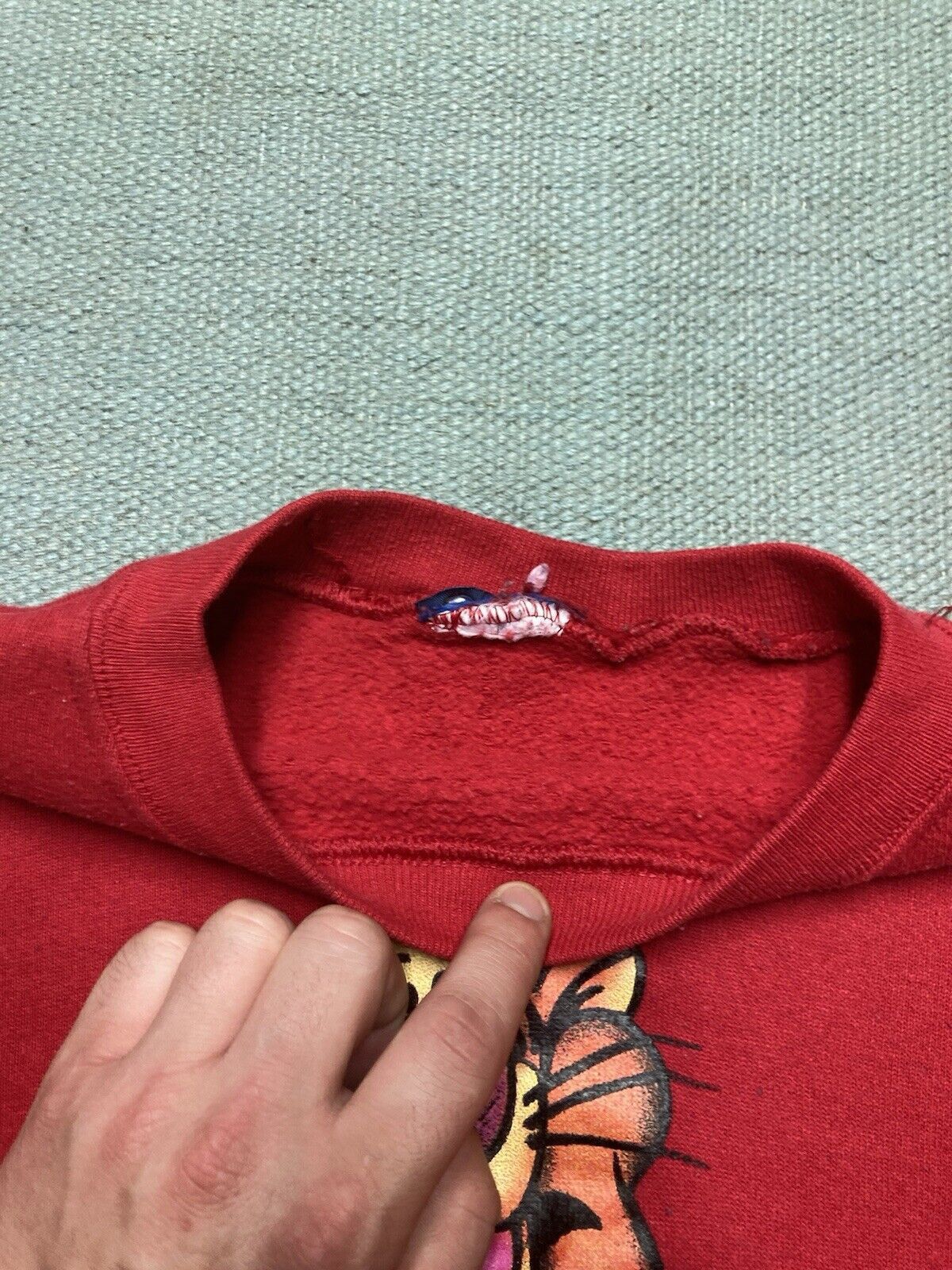 Disney × Vintage crewneck sweatshirt tigger Disney cartoon tiger pullover XL Size US XL / EU 56 / 4 - 3 Thumbnail