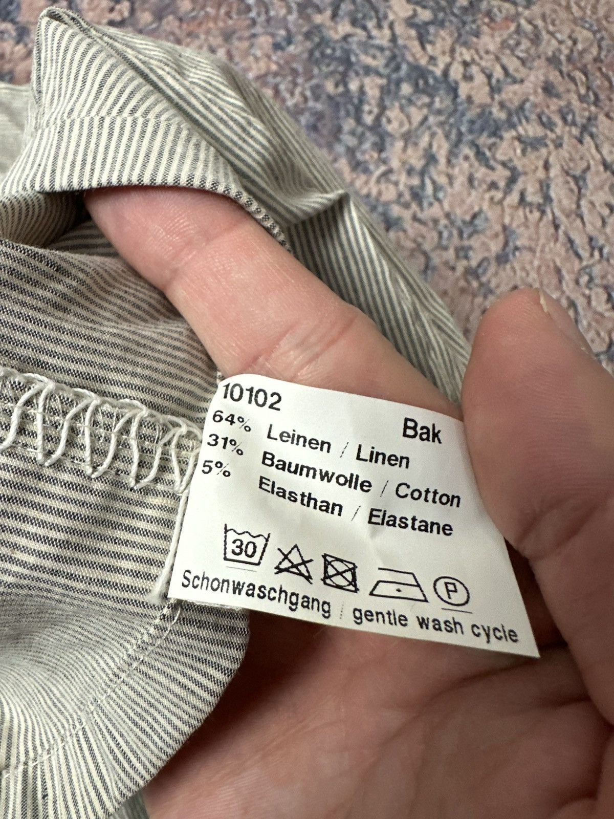 Annette Gortz Annette Gortz Striped Linen Women's Trousers Pants Size 25" / US 0 / IT 36 - 8 Thumbnail