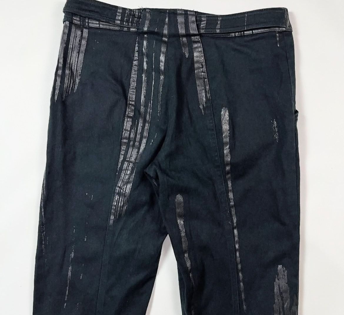 Hysteric Glamour 2000s Home Alive Italy Painted Hybrid Belt y2k Lgb Size US 27 - 4 Thumbnail