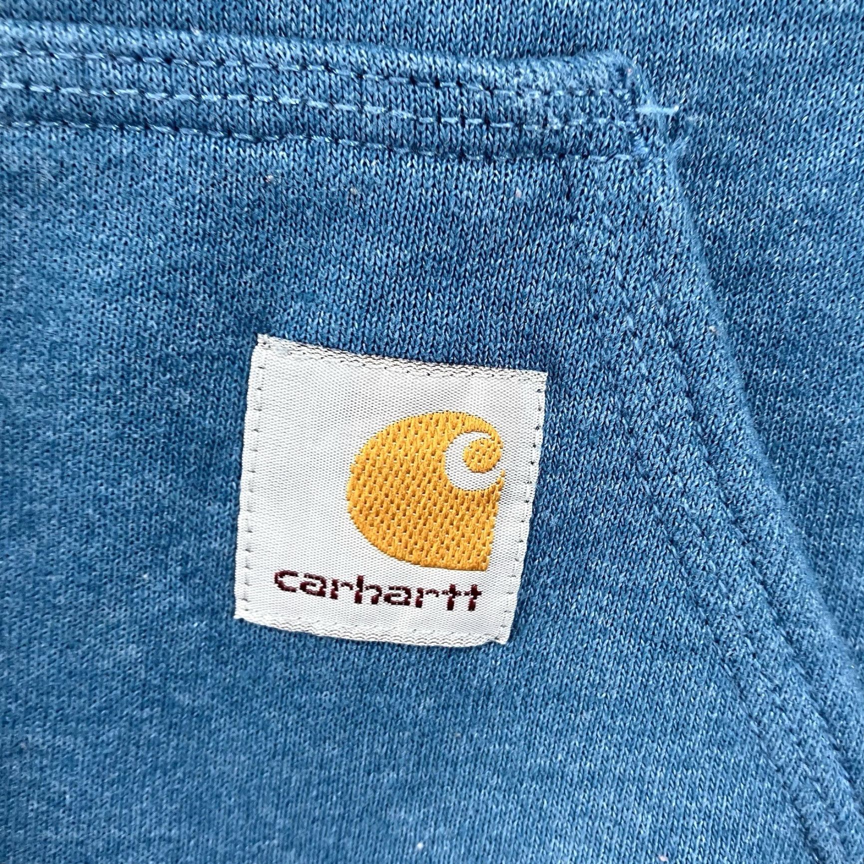 Carhartt Carhartt Hoodie Womens L Loose Fit Teal Logo Front Graphic Pockets Hooded Pullover Fleece Size L / US 10 / IT 46 - 5 Thumbnail