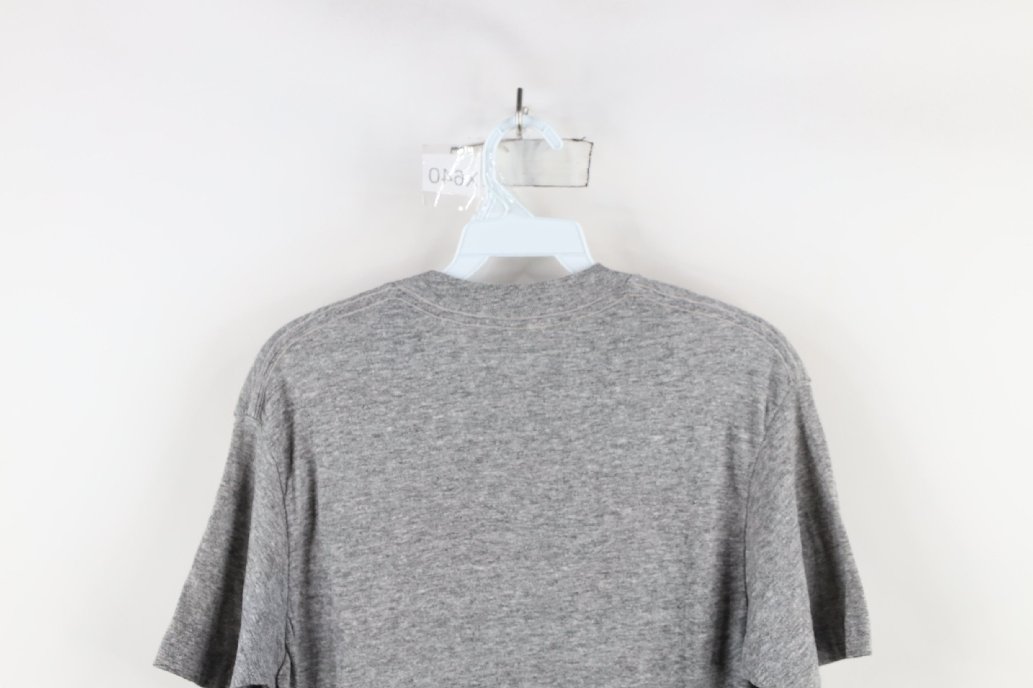 Vintage Vintage 70s 80s University Jersey Knit T-Shirt Gray USA Size US S / EU 44-46 / 1 - 11 Thumbnail