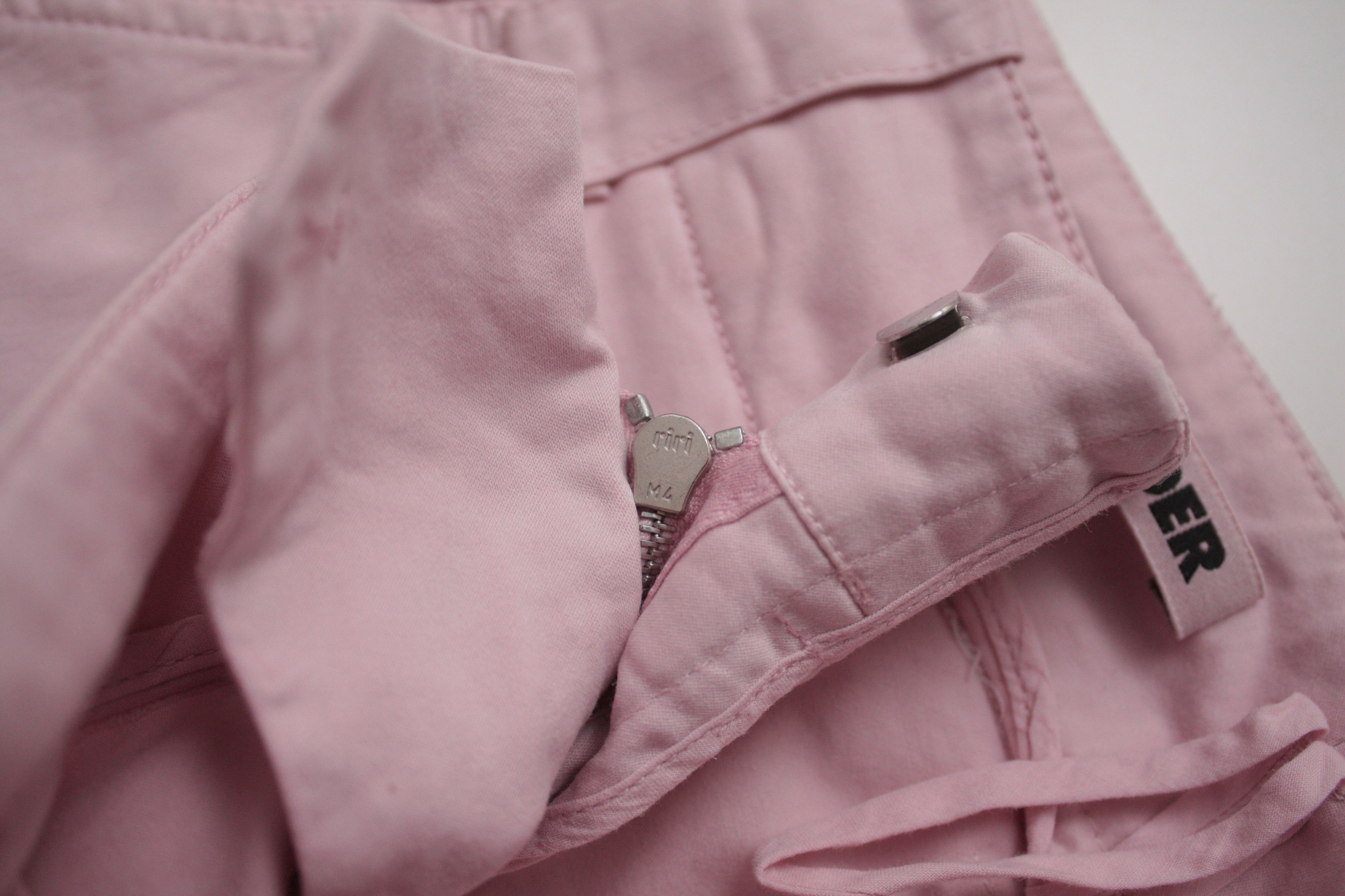 Jil Sander Jil Sander Light Pink Relaxed Flared Pants Women's 38 Size 29" - 6 Thumbnail