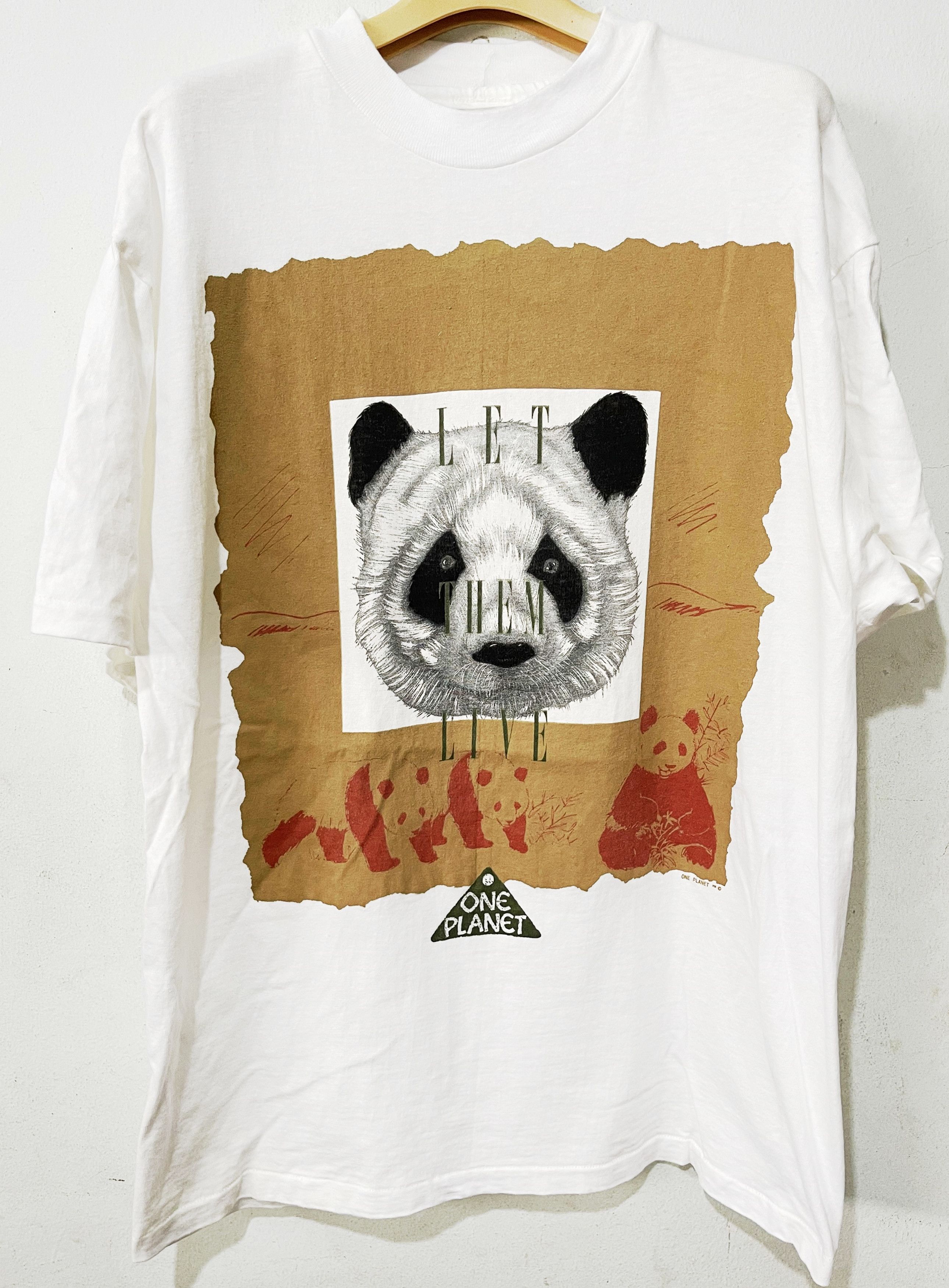 Vintage Vintage 90s Panda Shirt Size US L / EU 52-54 / 3 - 1 Thumbnail