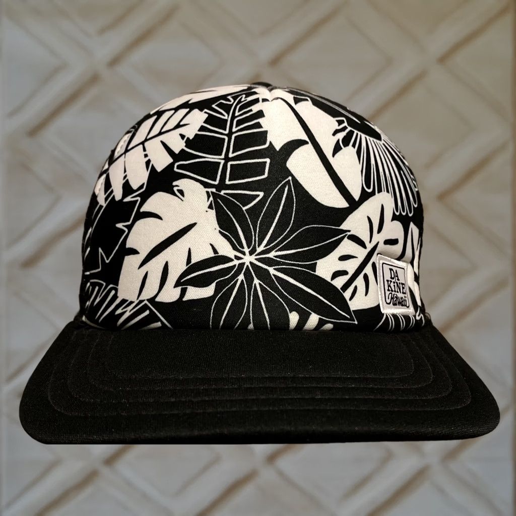Dakine DA KINE HAWAII Trucker Hat Floral Pattern Adjustable Snapback Black/White Adult One Size Multicolor Womens Colorful Hats Size ONE SIZE - 1 Thumbnail
