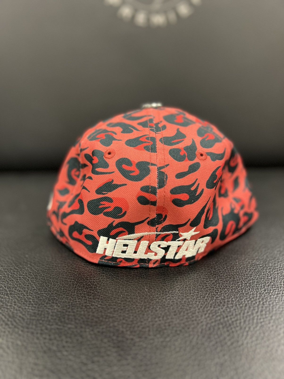 HELLSTAR Cheetah Print Fitted Hat
