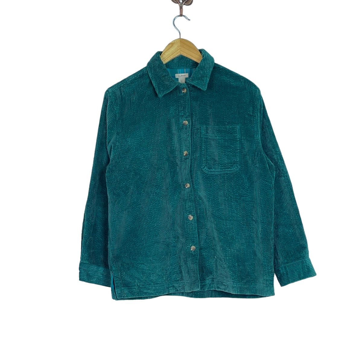 L.L. Bean L.L.Bean Plaid Corduroy Button Up Jacket Size US XS / EU 42 / 0 - 2 Thumbnail