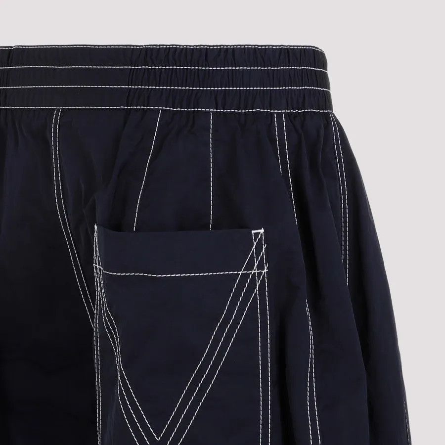 Bottega Veneta o1s1rm1125 Straight Leg Pants in Navy Size US 34 / EU 50 - 3 Thumbnail
