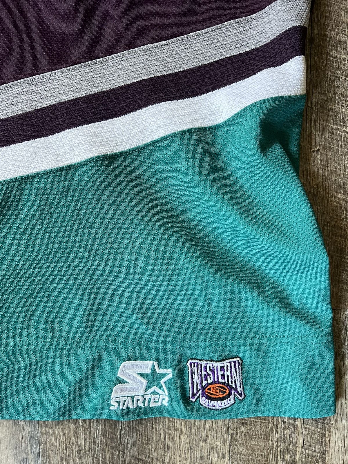 NHL × Vintage Vintage mighty ducks starter jersey Size US XL / EU 56 / 4 - 4 Thumbnail