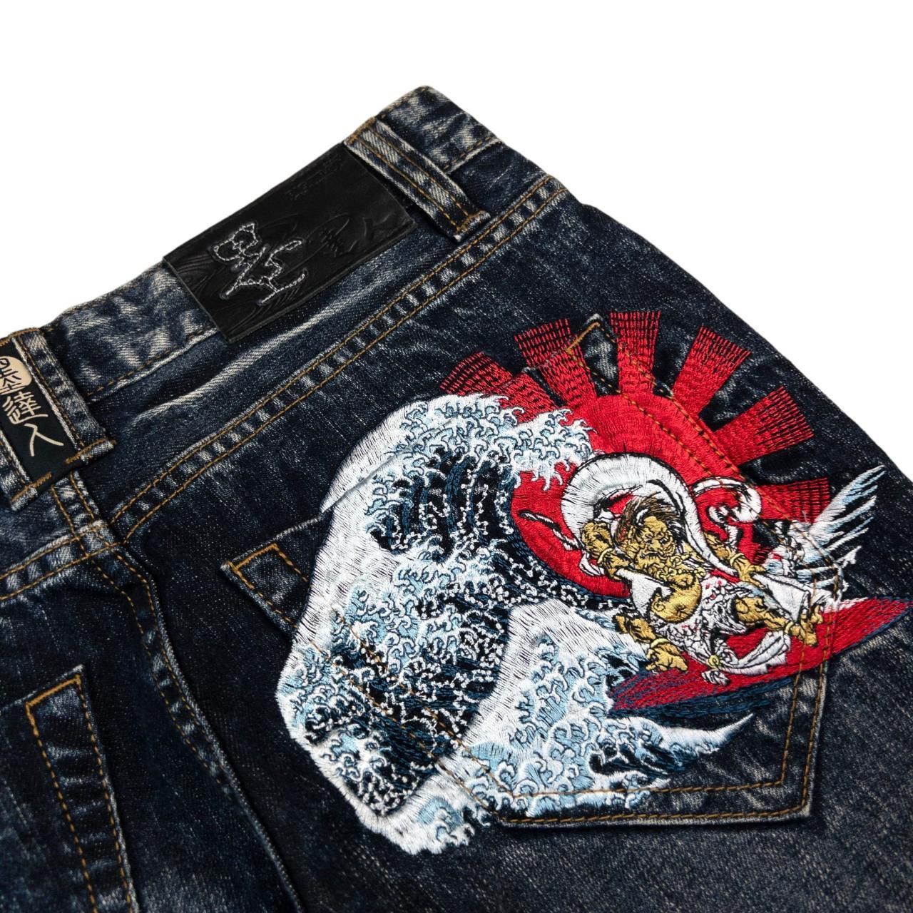 Other Vintage Big Train Japanese Embroidered Denim Jeans Size W30 Size US 30 / EU 46 - 5 Thumbnail