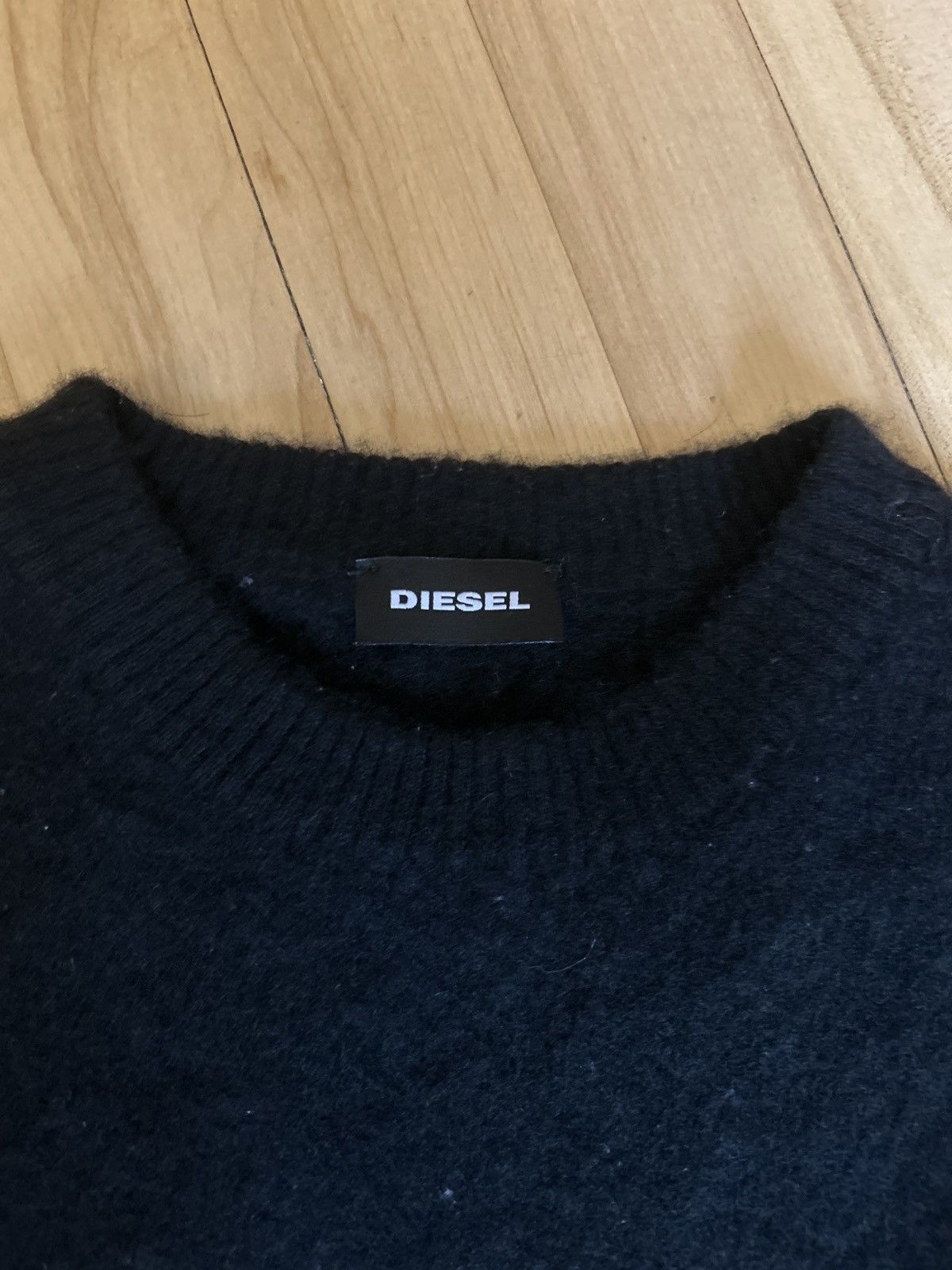 Diesel Diesel backwards logo cashmere sweater Size L / US 10 / IT 46 - 5 Thumbnail