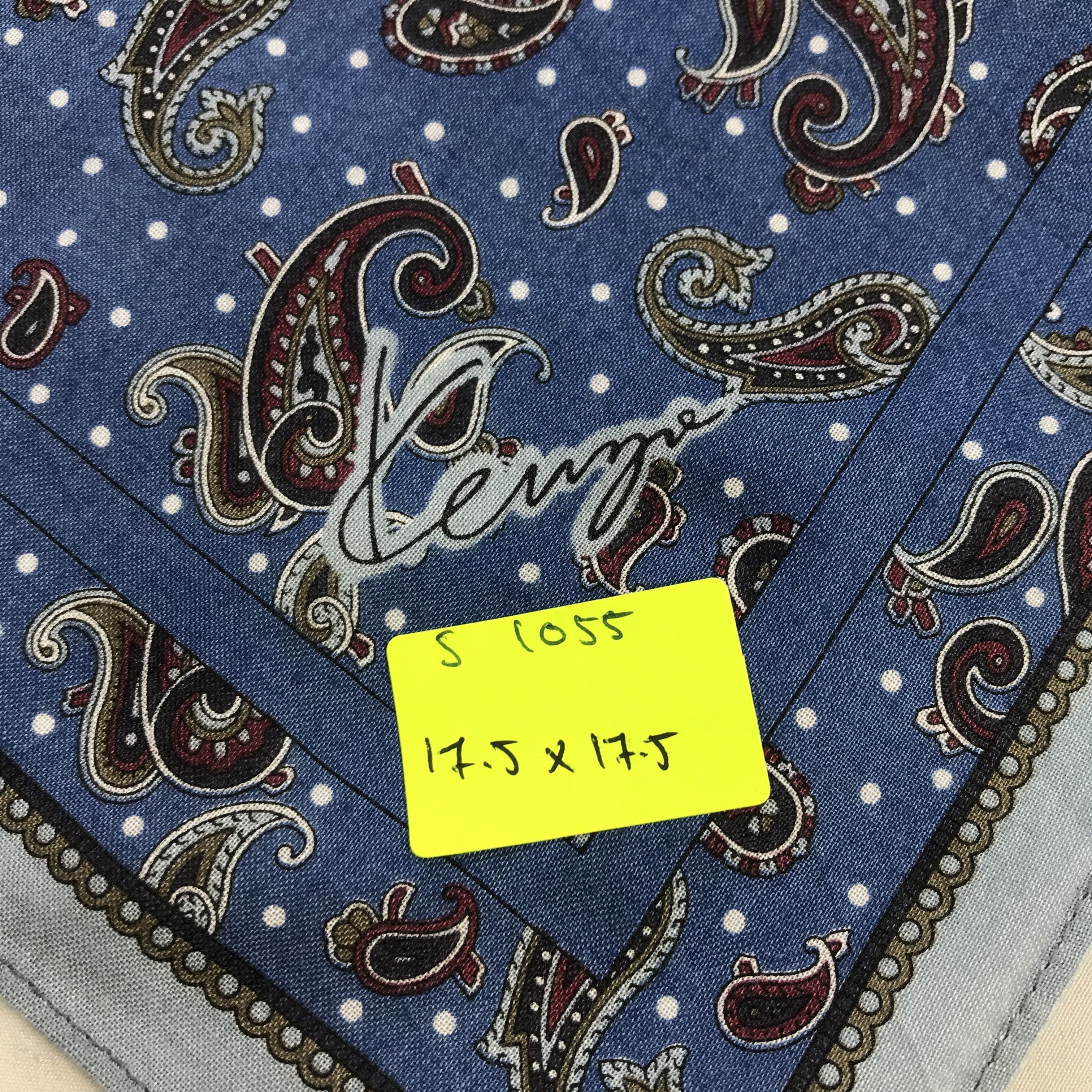 Kenzo × Vintage Kenzo Bandana / Handkerchief / Neckerchief - S1055 Size ONE SIZE - 5 Thumbnail