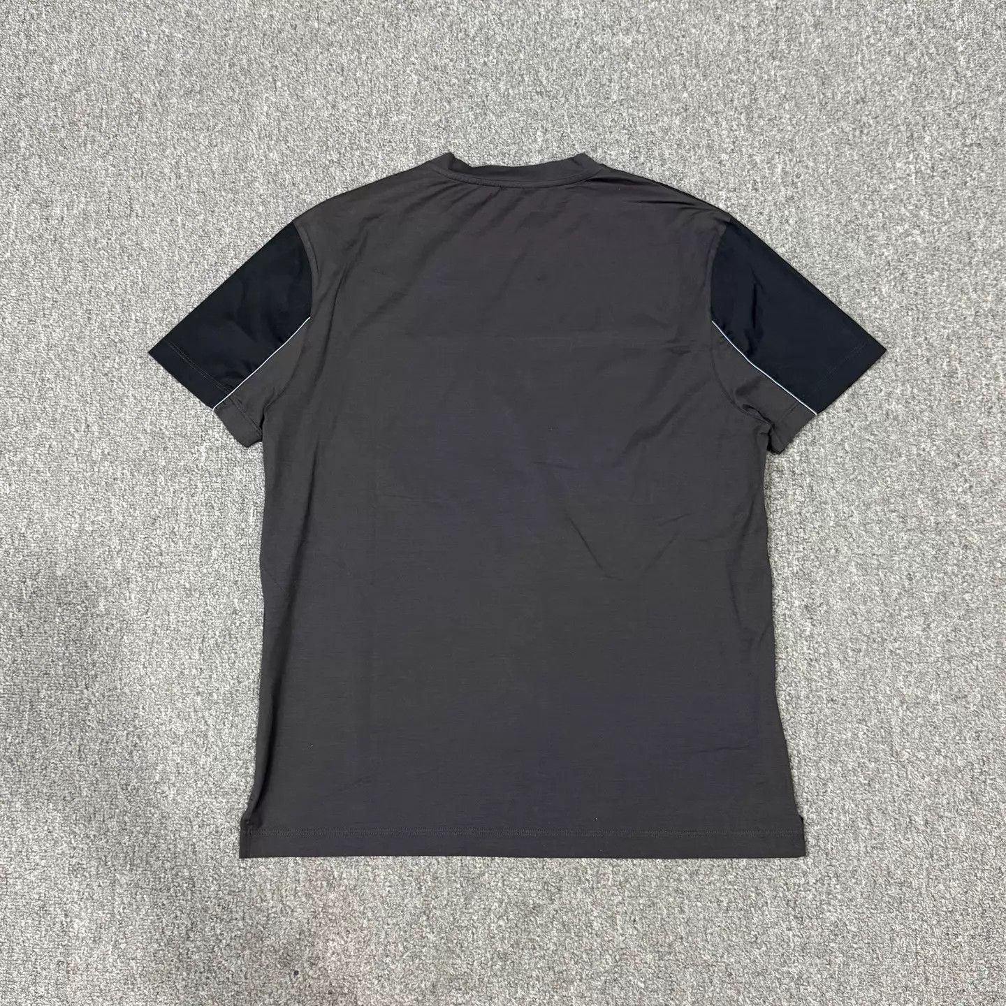 Prada Prada Black Gray Colorblock Pocket Short Sleeve M Size US M / EU 48-50 / 2 - 2 Thumbnail