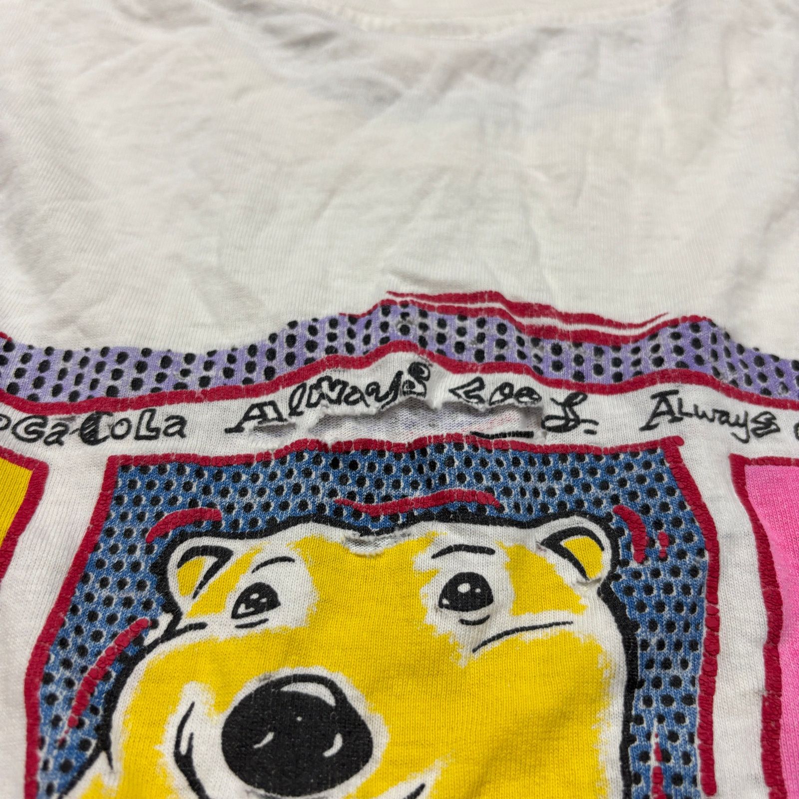 Coca Cola × Vintage VTG 94 Coca Cola Polar Bear Always Cool 3D Pop Art Tank XL Size US XL / EU 56 / 4 - 11 Thumbnail