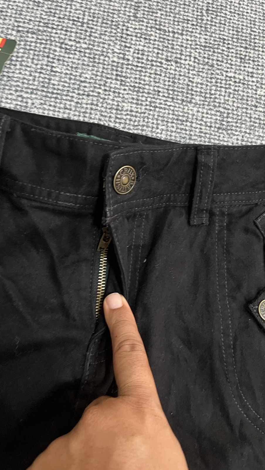 Japanese Brand Vintage Japanese Brand Crux Cargo Black pant size 32 x 30 Size US 32 / EU 48 - 5 Thumbnail