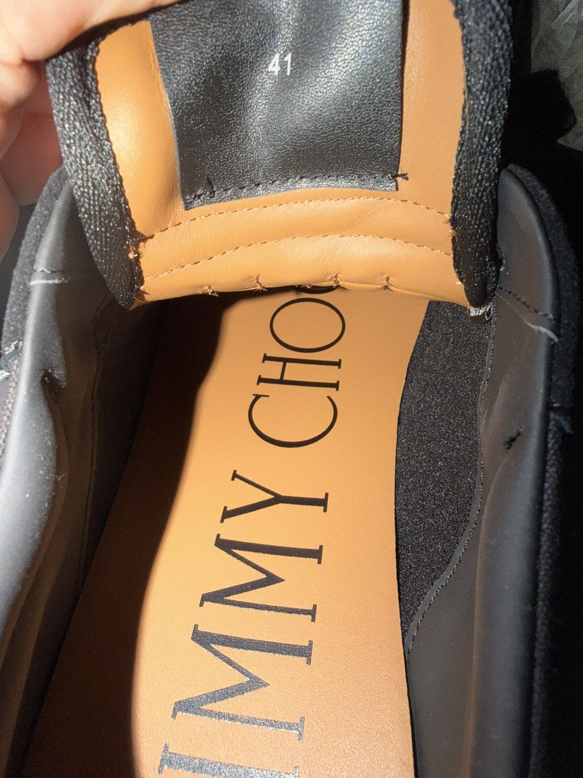 Jimmy Choo Jimmy Choo Florent Black and Honey Sneakers Size 8M Size US 8 / EU 41 - 6 Thumbnail