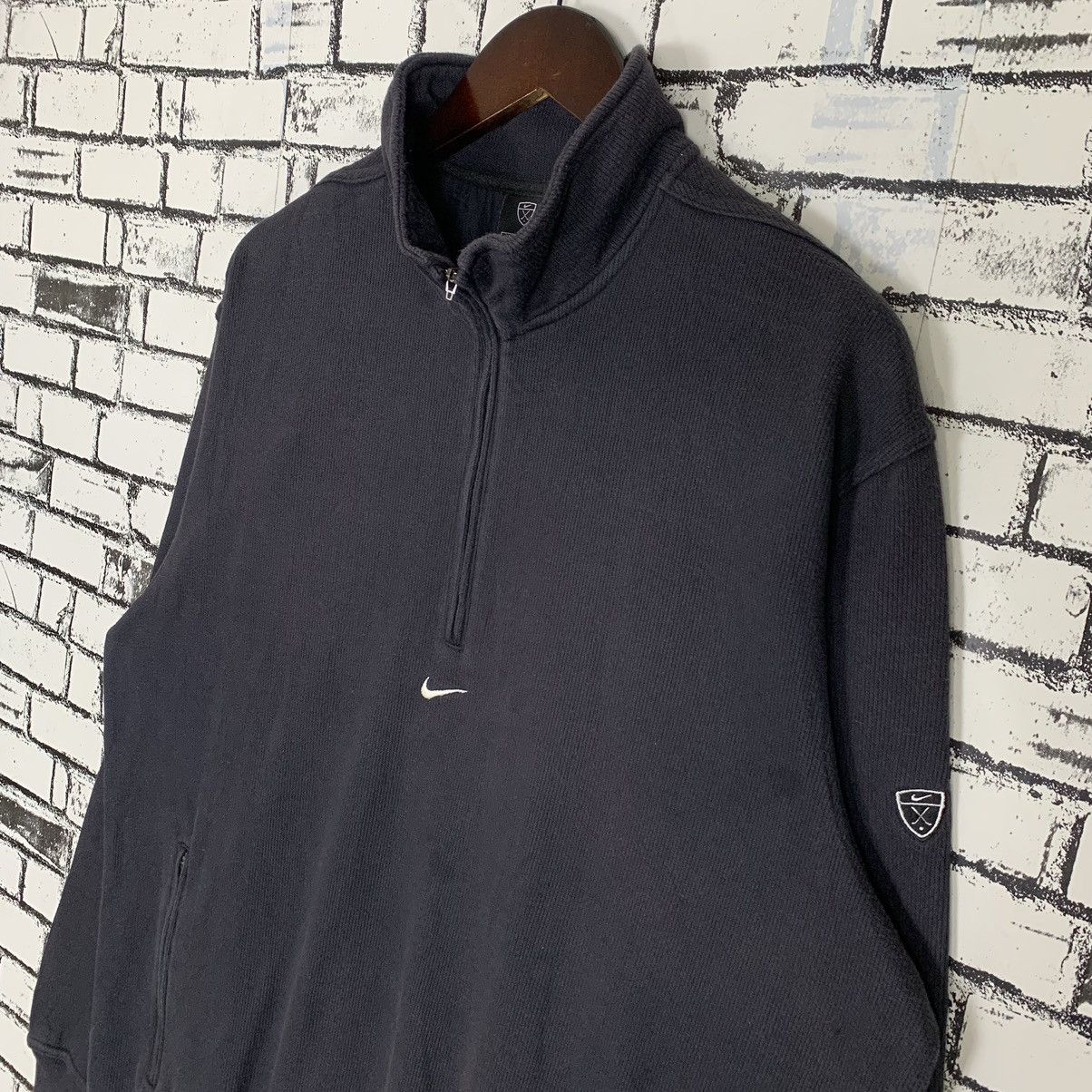 Nike Nike Golf Center Small Logo Half Zip Sweatshirt Size US XL / EU 56 / 4 - 3 Thumbnail