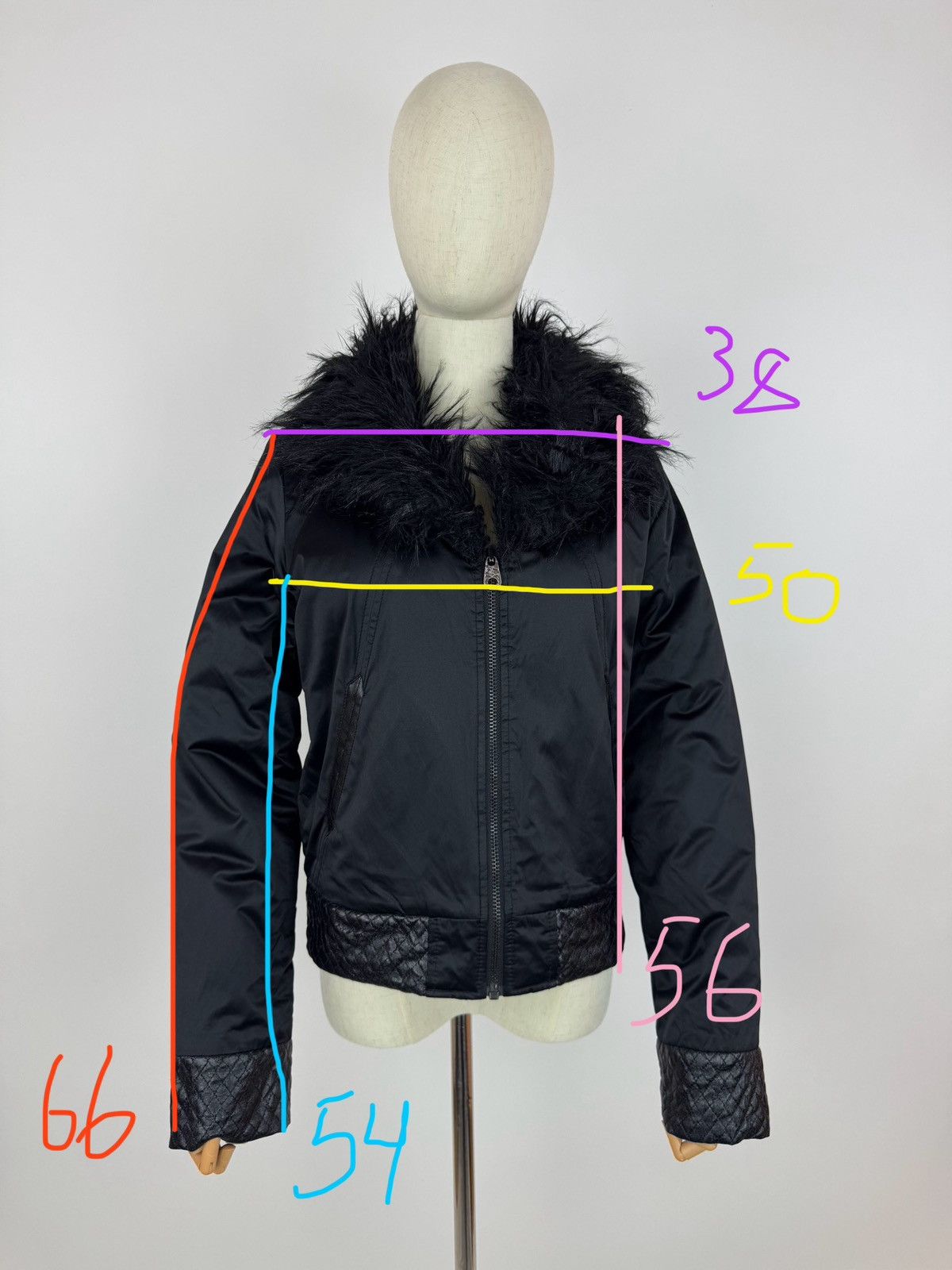 Miss Sixty Miss Sixty Fur Trim Jacket Avant Garde style black Bomber Size S / US 4 / IT 40 - 16 Thumbnail