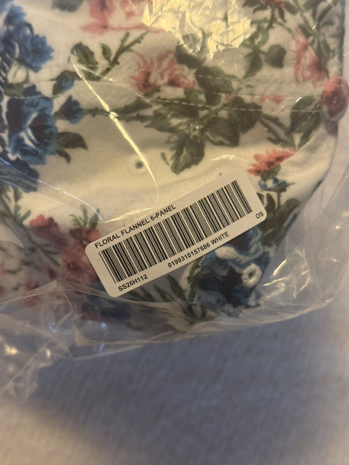 Supreme Supreme Floral Flannel 6 Panel Hat Size ONE SIZE - 2 Thumbnail