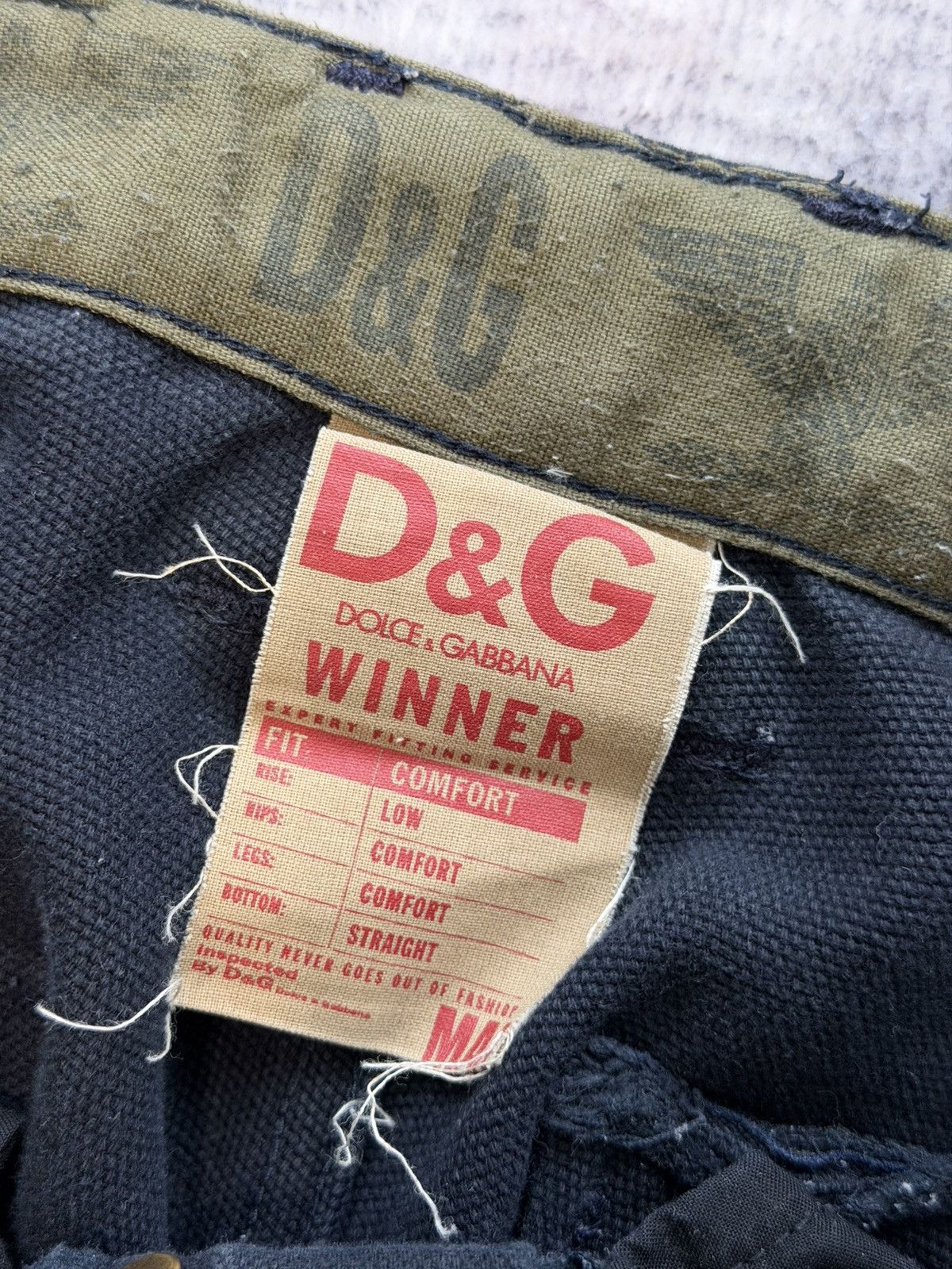 Dolce & Gabbana Dolce Gabbana 2000’s Combat Military Cargo Pants Size US 34 / EU 50 - 6 Thumbnail