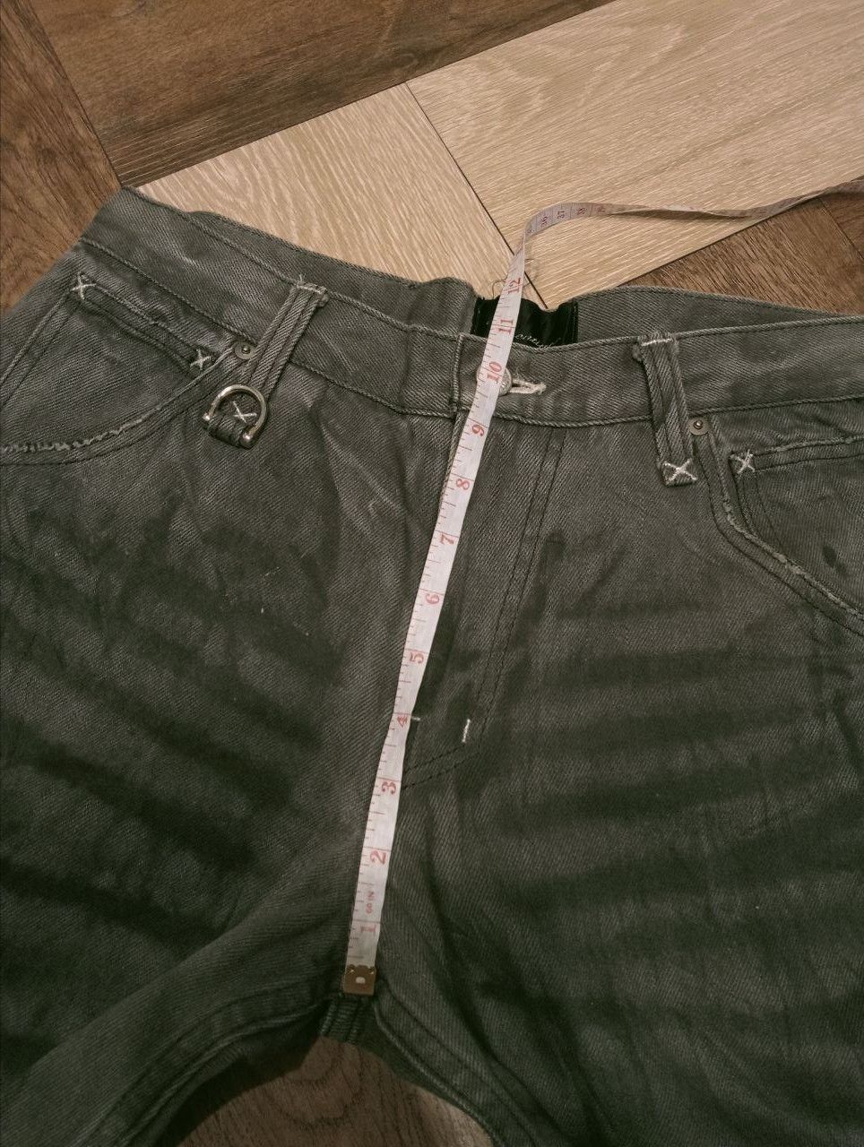 If Six Was Nine VARENTINE JAPAN FLARE DISTRESSED JEANS Size US 32 / EU 48 - 11 Thumbnail