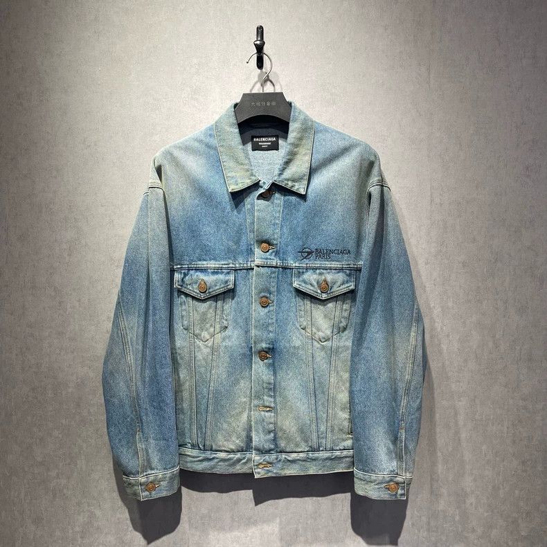 Balenciaga Balenciaga Blue Denim Jacket XS Size US XS / EU 42 / 0 - 1 Thumbnail