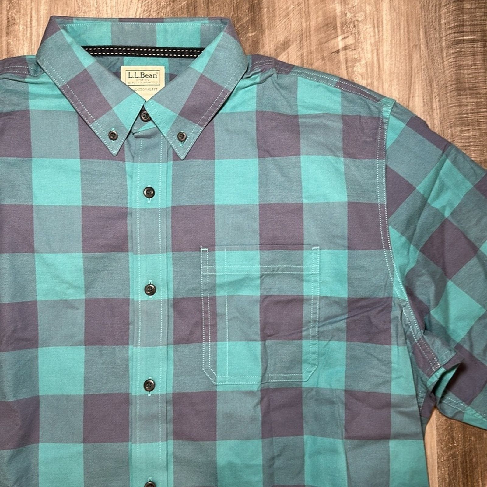 L.L. Bean L.L. Bean Traditional Fit Long Sleeve - Large Regular Size US L / EU 52-54 / 3 - 5 Thumbnail