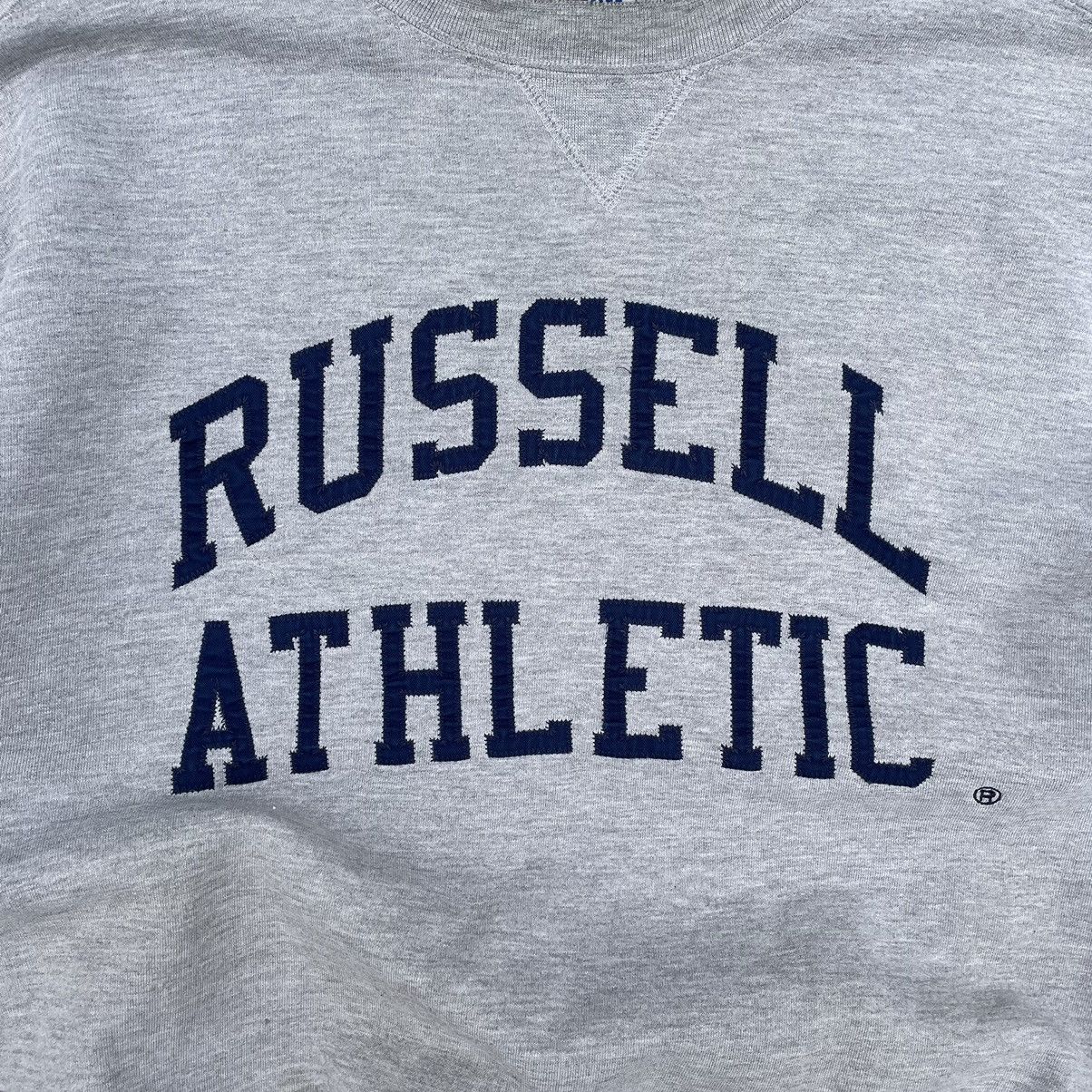 Russell Athletic × Vintage Vintage Russel Athletic Sweatshirt Fitted 90s Y2K USA Size US XL / EU 56 / 4 - 7 Thumbnail