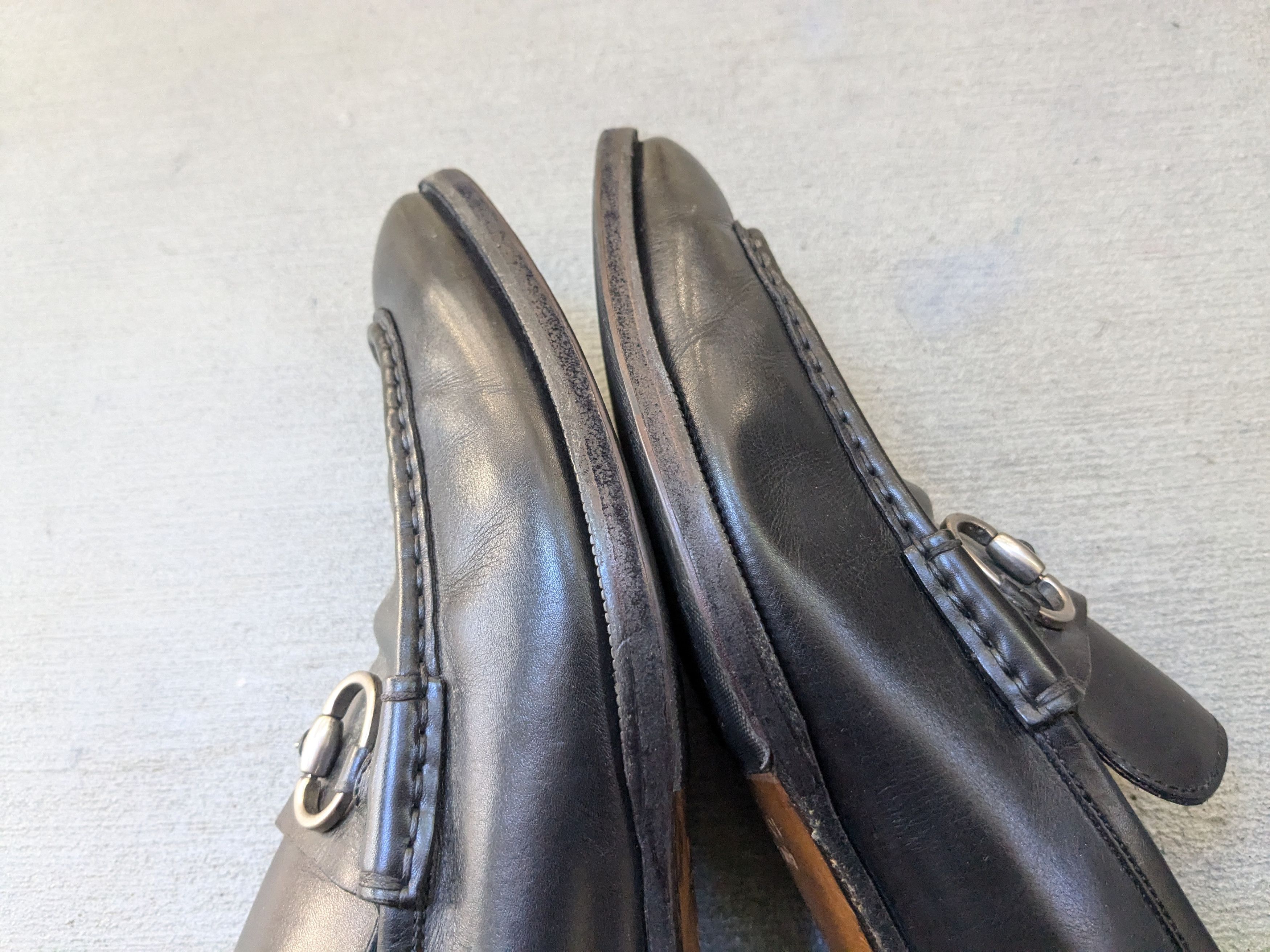 Gucci Gucci Horsebit Loafers Black 10 Slip Ons Buckle Size US 10 / EU 43 - 8 Thumbnail