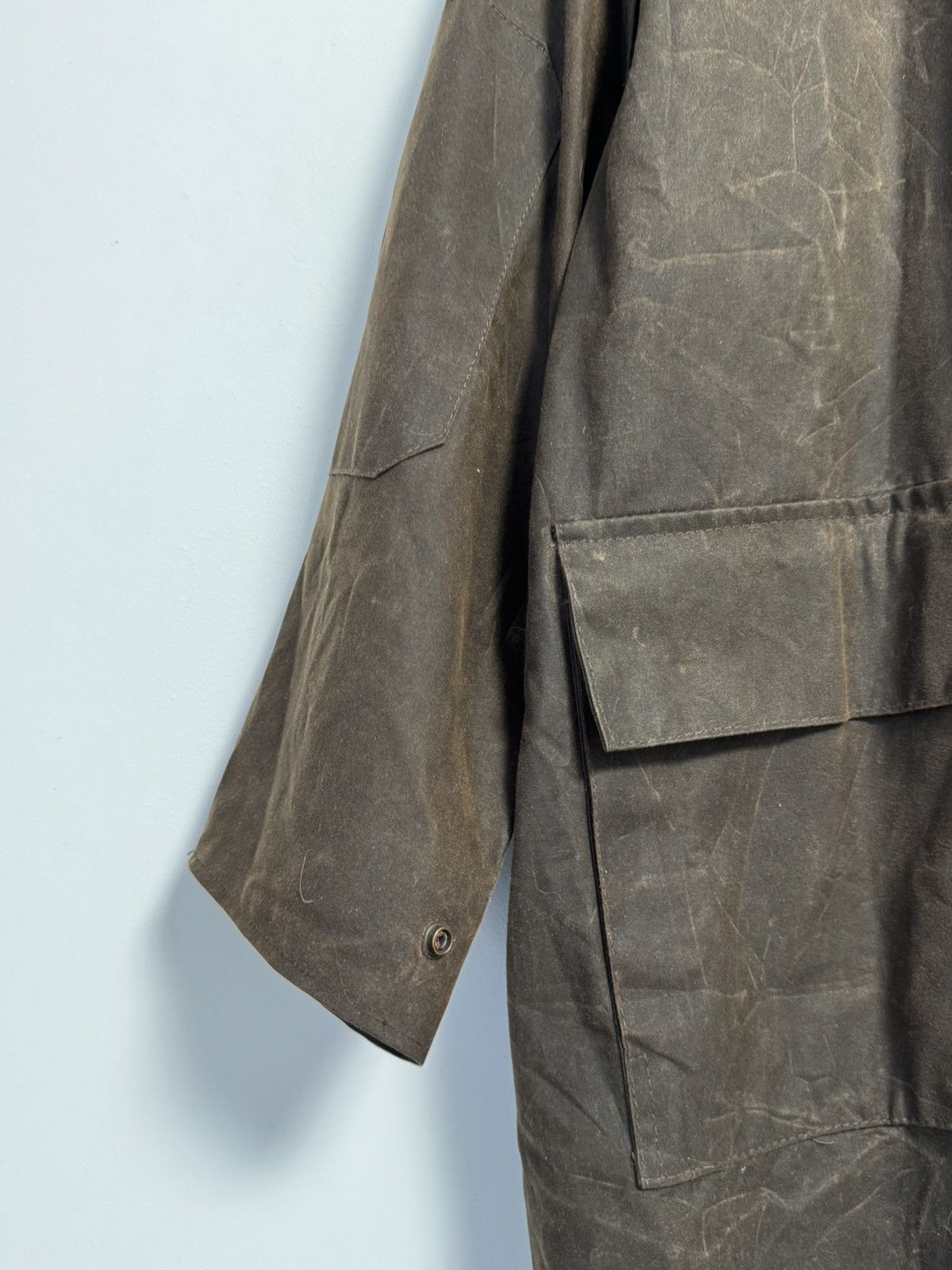 Other Burke Wills vintage wax waxed cotton short weatherall jacket Size US M / EU 48-50 / 2 - 7 Thumbnail
