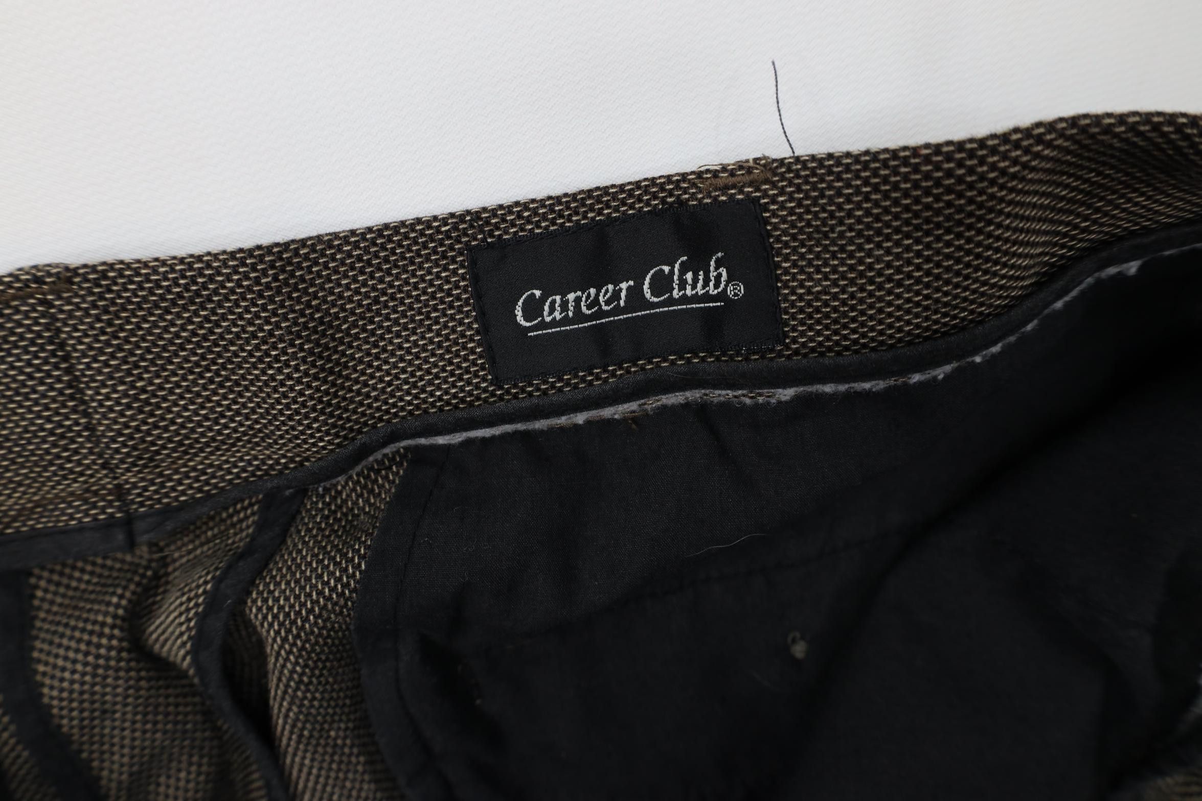Vintage Vintage 90s Streetwear Gabardine Knit Wide Leg Chino Pants Size US 34 / EU 50 - 11 Thumbnail