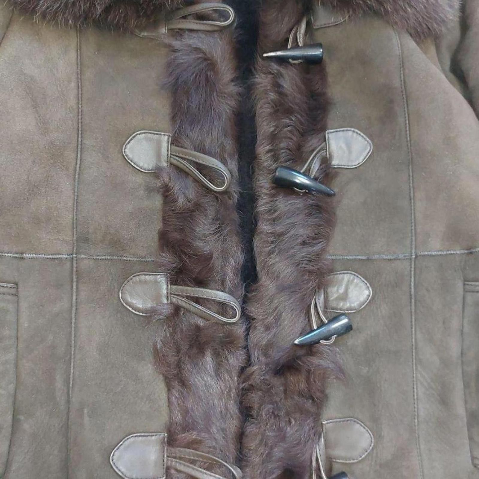 Other Real blue fox and lamb fur fairy grunge penny lane coat Size XS / US 0-2 / IT 36-38 - 3 Thumbnail