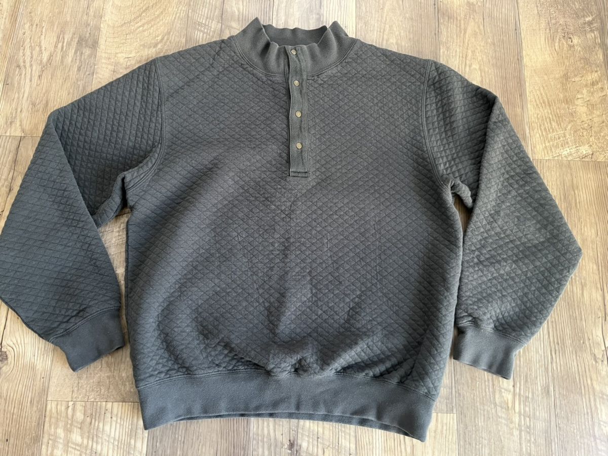 L.L. Bean LL Bean Quilted Quarter Button Pullover Size US S / EU 44-46 / 1 - 1 Thumbnail
