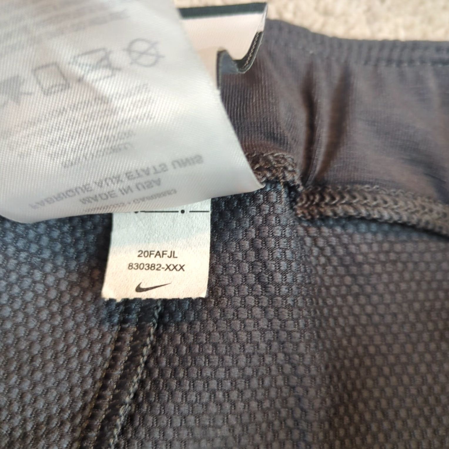 Nike Nike Jogger Pants Men Medium Charcoal Gray Pockets USA 830382-XXX Size US 31 - 6 Thumbnail