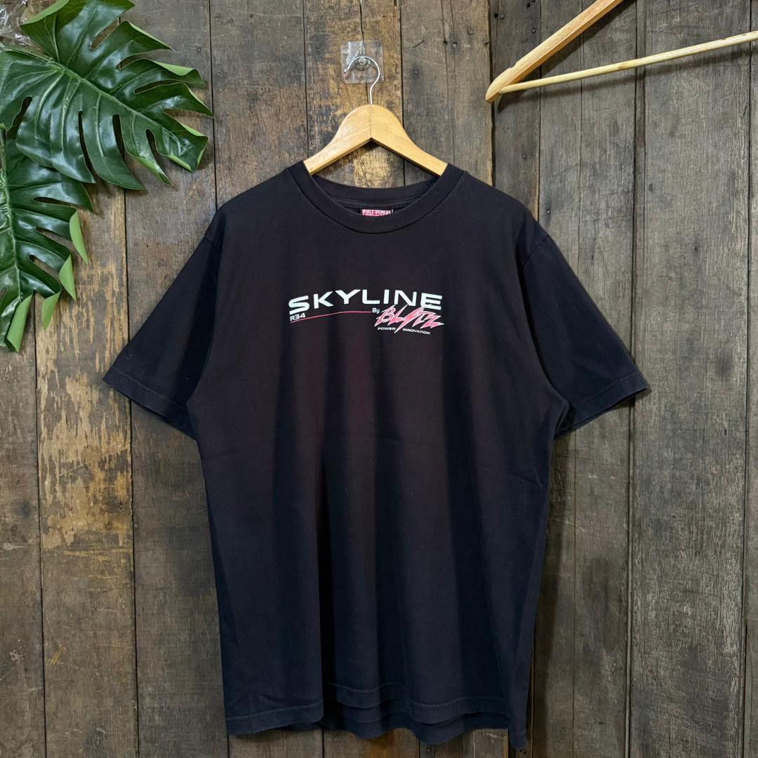Vintage Vintage Fullscale Skyline R34 Blitz Tshirt Size US L / EU 52-54 / 3 - 2 Thumbnail