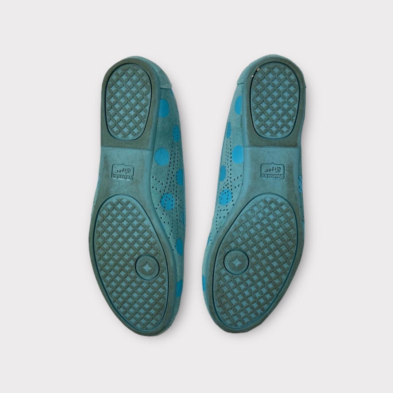 Onitsuka Tiger Onitsuka Tiger Blue Ballerina Flats Size US 7 / IT 37 - 7 Thumbnail