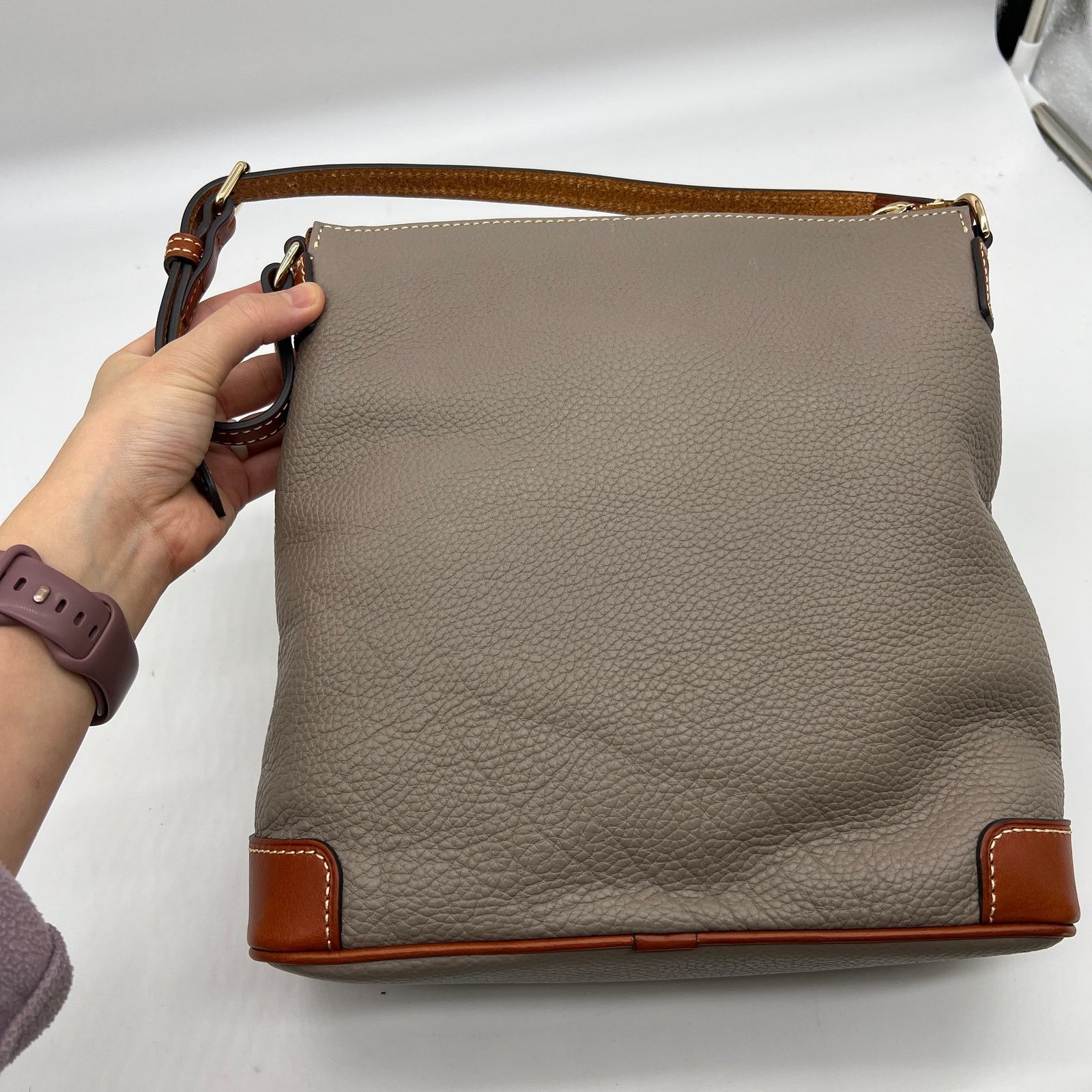 Dooney & Bourke Dooney & Bourke Pebble Leather Purse Smoke Color Size ONE SIZE - 2 Thumbnail