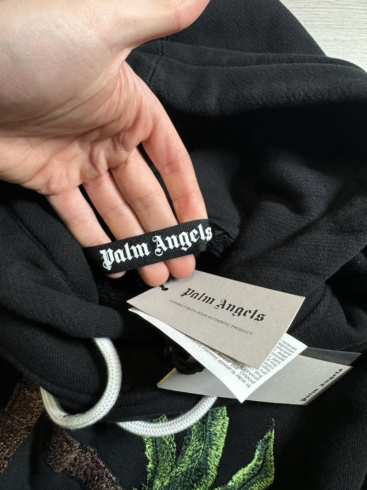 Palm Angels Palm Angels Broken Palm Tree Hoodie Size US XXS / EU 40 - 3 Thumbnail