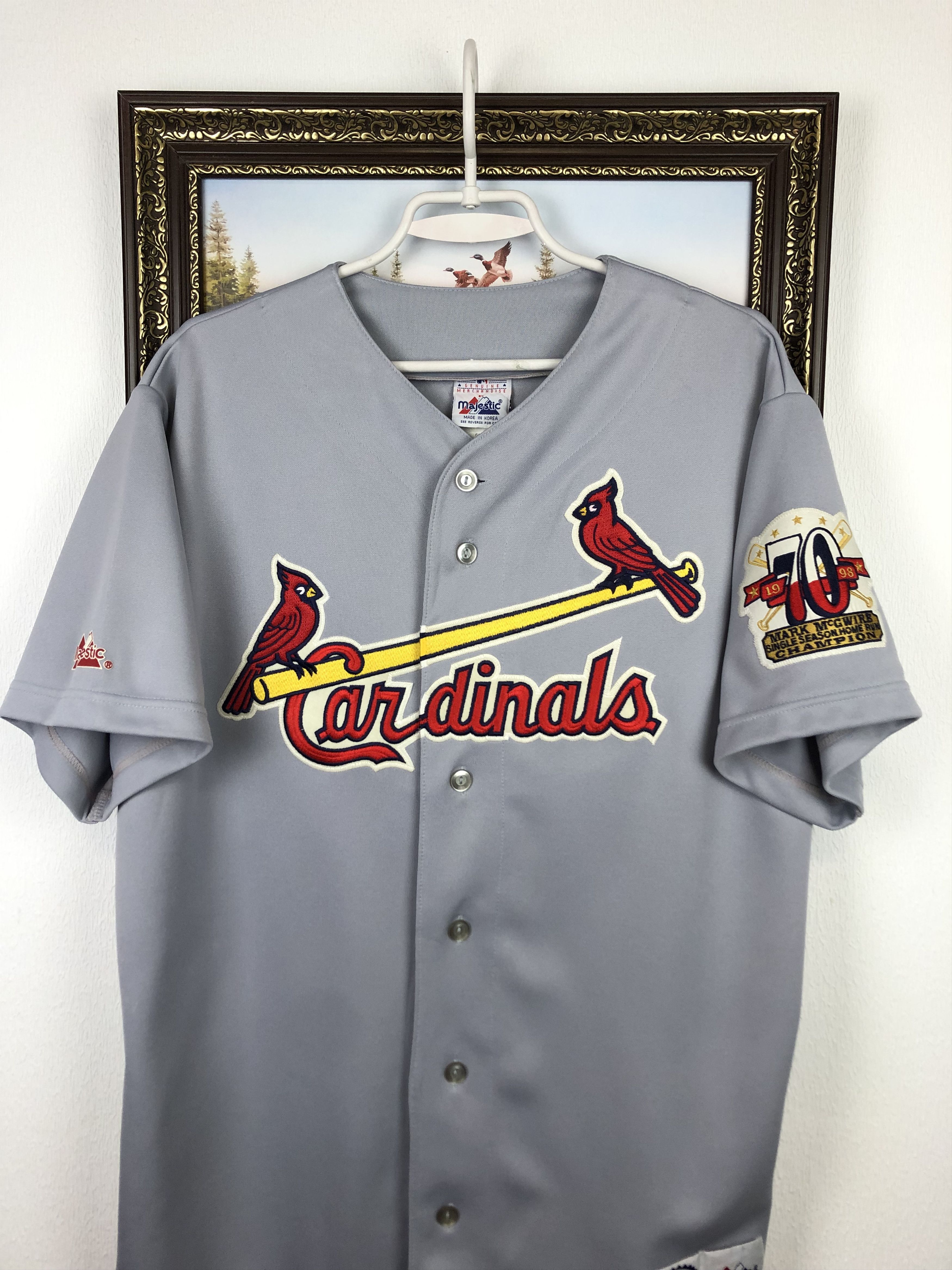 Majestic Vintage St Louis Cardinals McGwire Majestic Jersey MLB Shirt Size US L / EU 52-54 / 3 - 4 Thumbnail