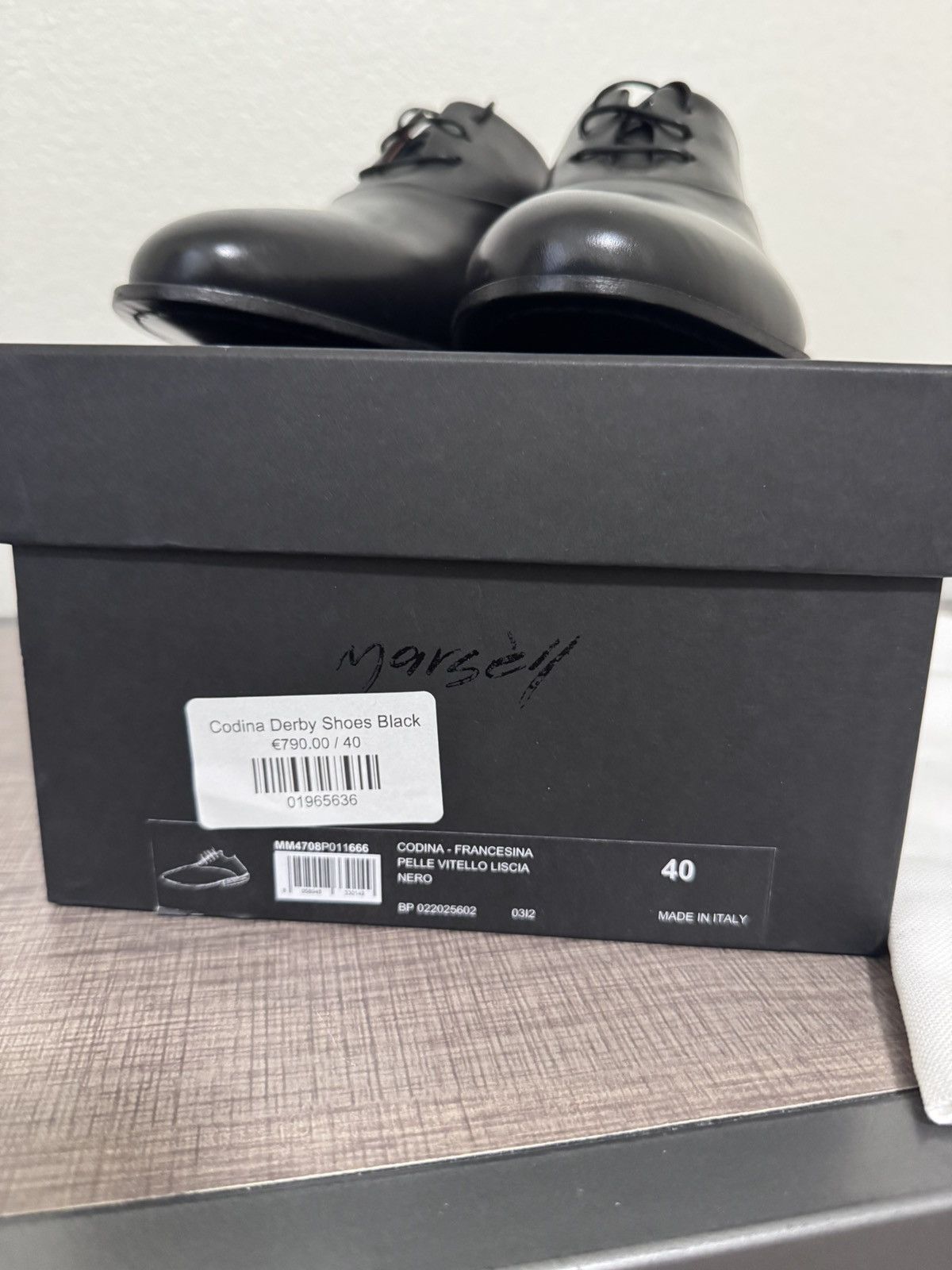 Marsell Marsell Codina Derby Black Size 40 Size US 7 / EU 40 - 8 Thumbnail