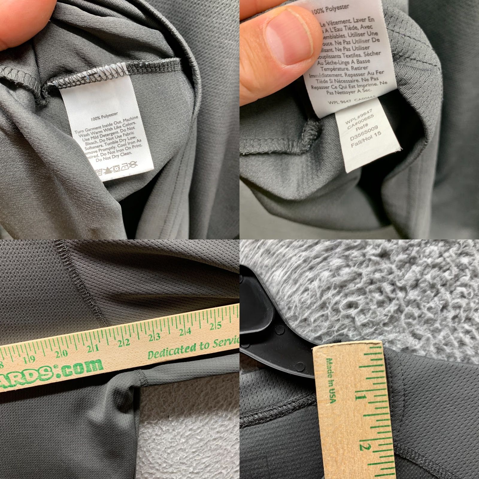 Eddie Bauer Eddie Bauer Shirt Mens Large Gray Polyester Crew Neck Tee Long Sleeve T-Shirt 80s 90s Size US L / EU 52-54 / 3 - 8 Thumbnail