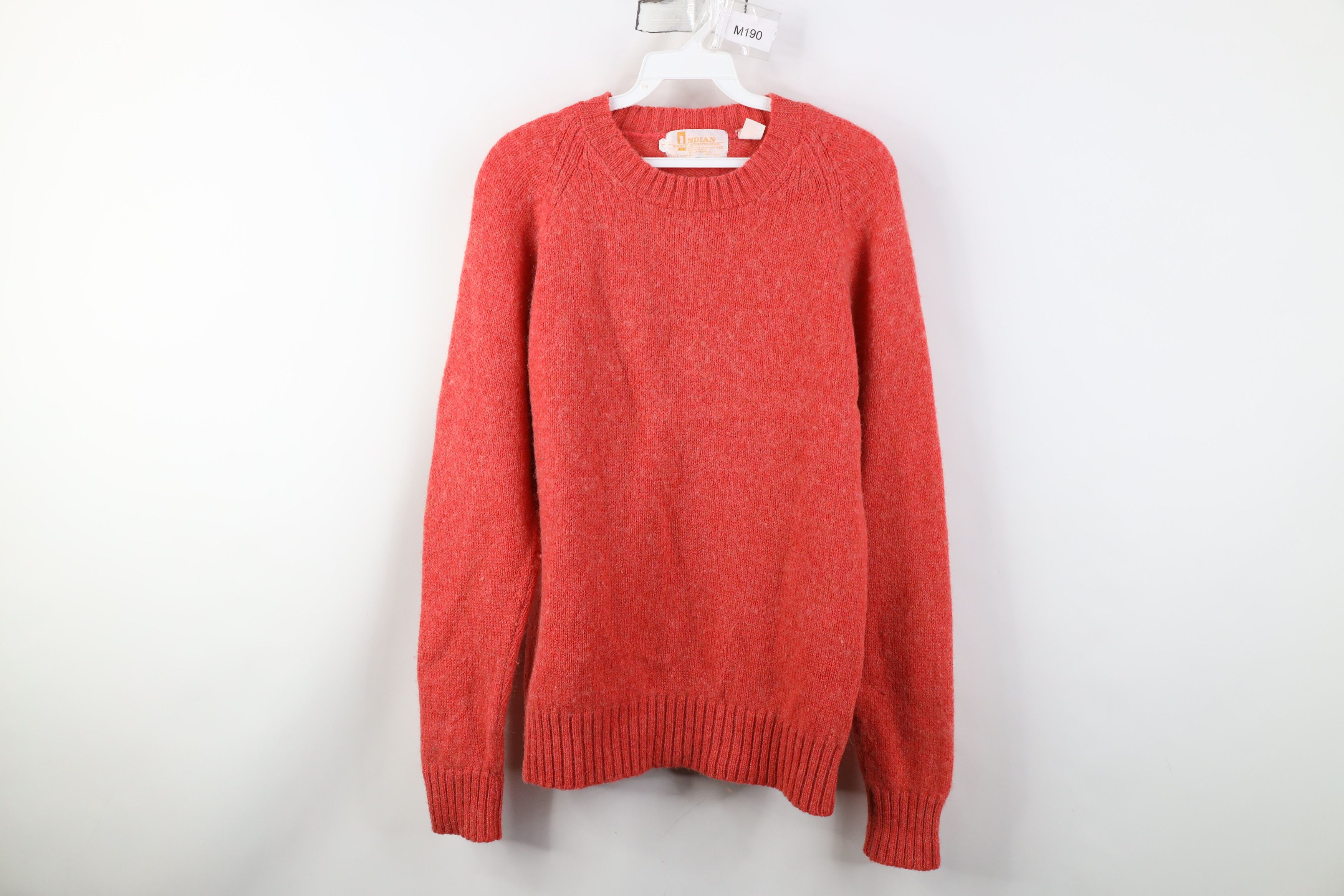 Vintage Vintage 70s Streetwear New Zealand Lambswool Blend Sweater Size L / US 10 / IT 46 - 1 Thumbnail