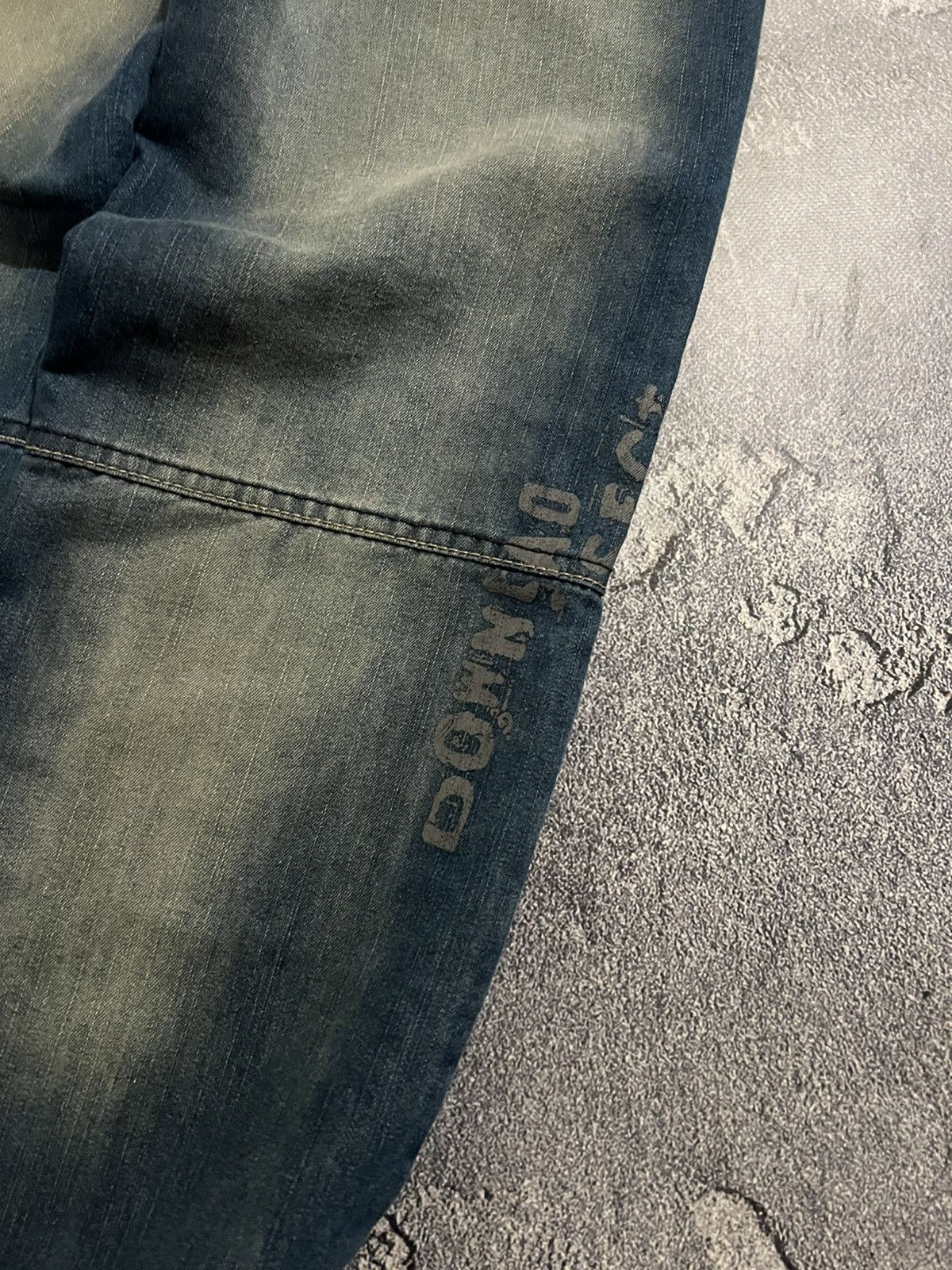 Japanese Brand Flared Destroyed Darkwear Jeans / Japanese Grunge Archive 90 Size US 30 / EU 46 - 4 Thumbnail