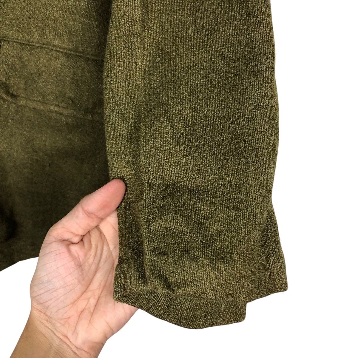 Vintage 📌Vintage Chore Worker Military Jacket US Navy Army Size US M / EU 48-50 / 2 - 16 Thumbnail