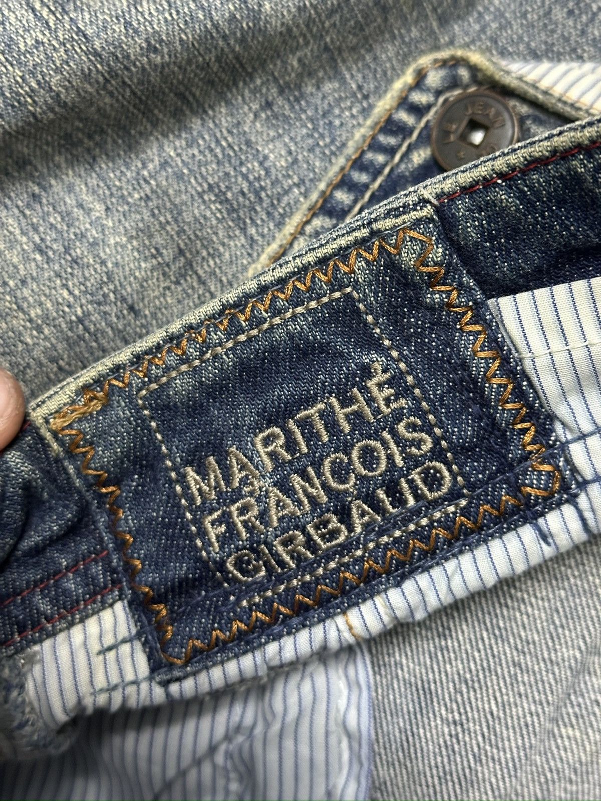 Marithe + Francois Girbaud Flare Marithe Francois Girbaud Distress Style. Size US 34 / EU 50 - 9 Thumbnail