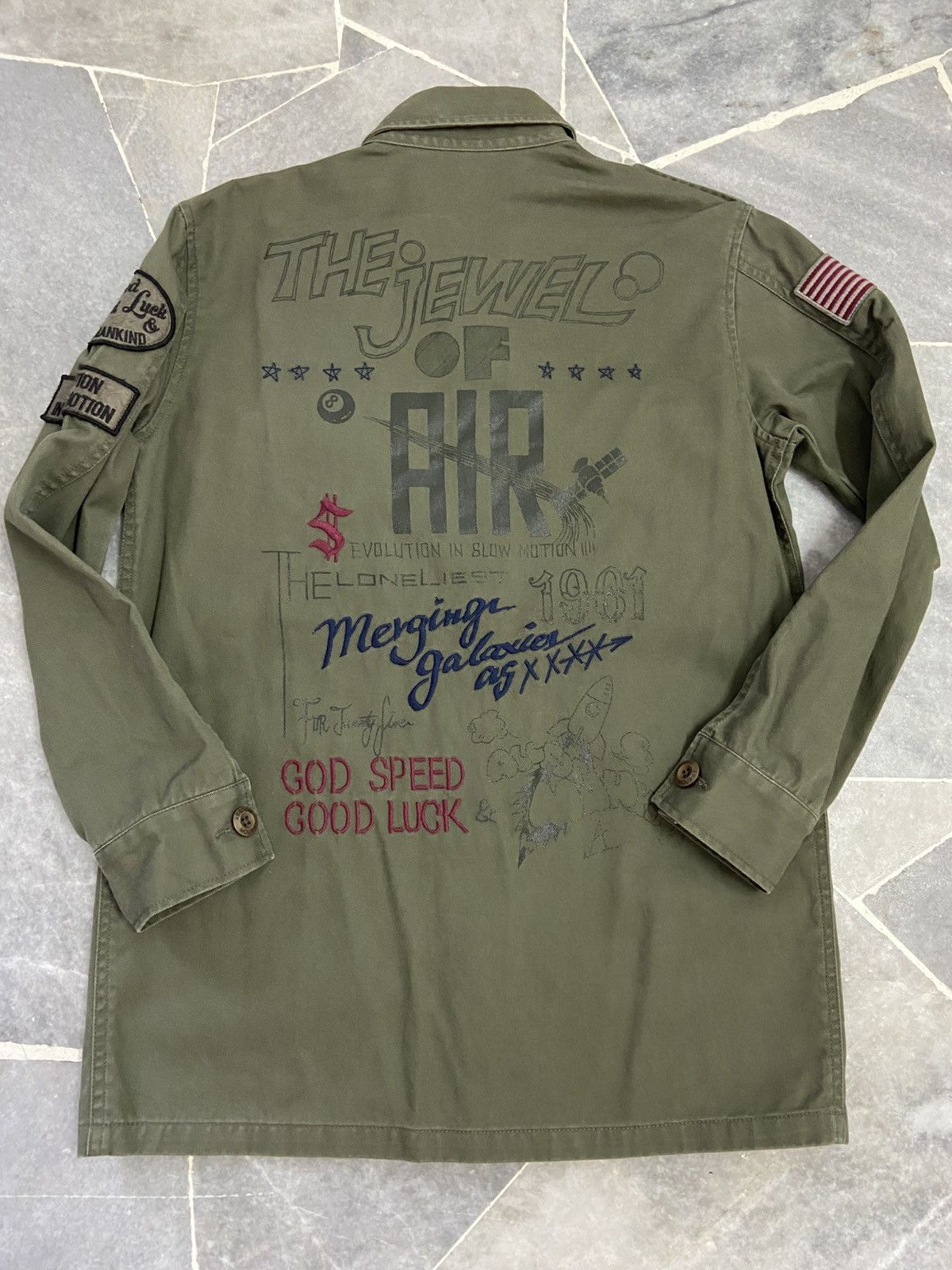 Japanese Brand × MOUSSY Moussy Military Shirt Size US S / EU 44-46 / 1 - 7 Thumbnail